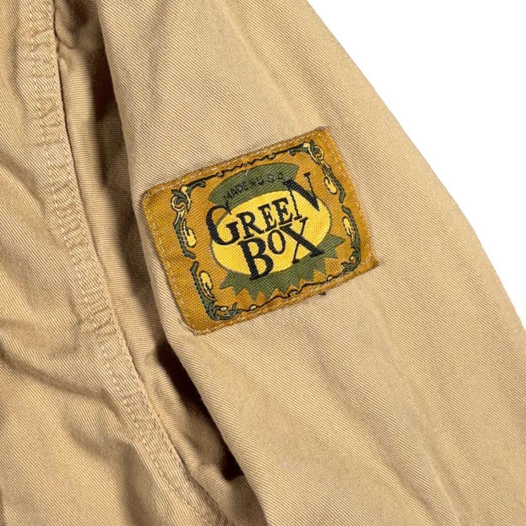 Vintage VINTAGE Green Box Safari Shirt Adult LARGE Brown Military Field Utility Outdoor USA 80s Size US L / EU 52-54 / 3 - 4 Thumbnail