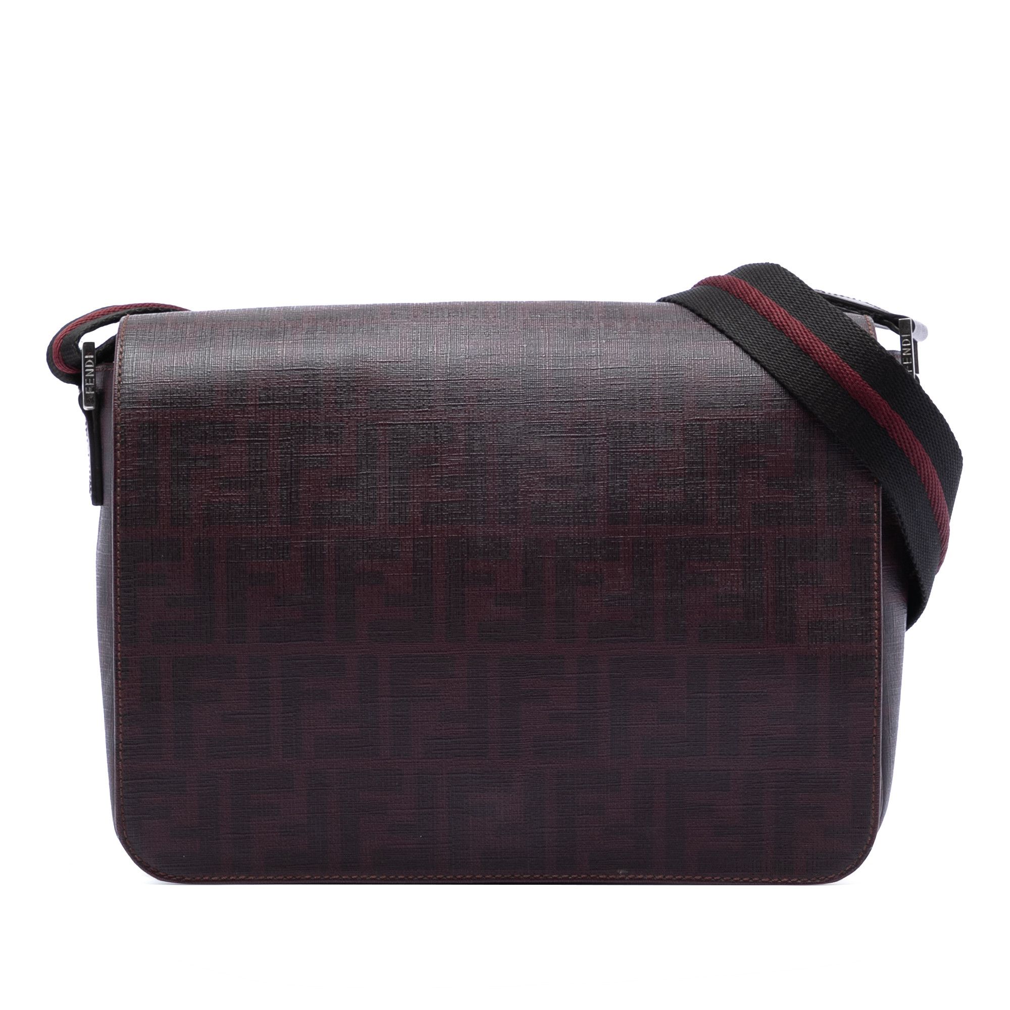 Fendi Fendi Zucca Spalmati Flap Crossbody Size ONE SIZE - 1 Thumbnail