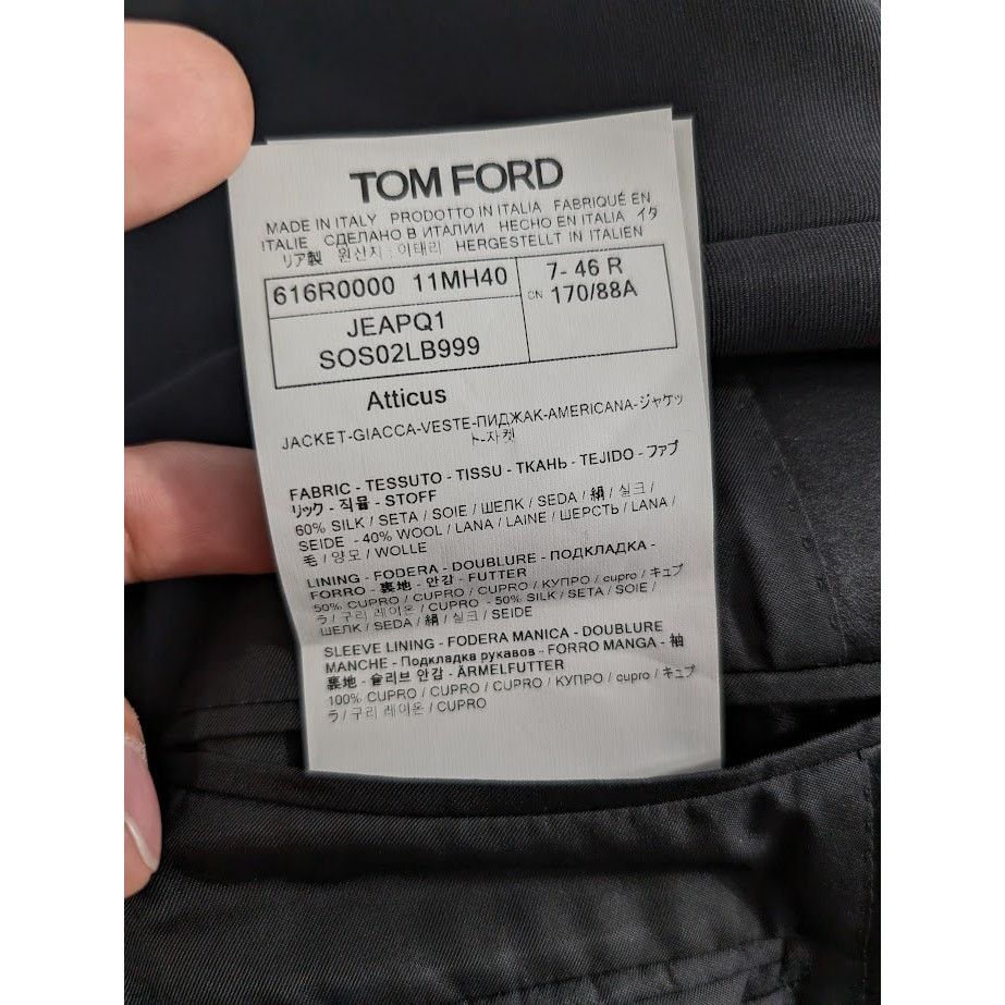 Tom Ford o1rshd1 Blazer Jacket In Black Size US S / EU 44-46 / 1 - 17 Thumbnail