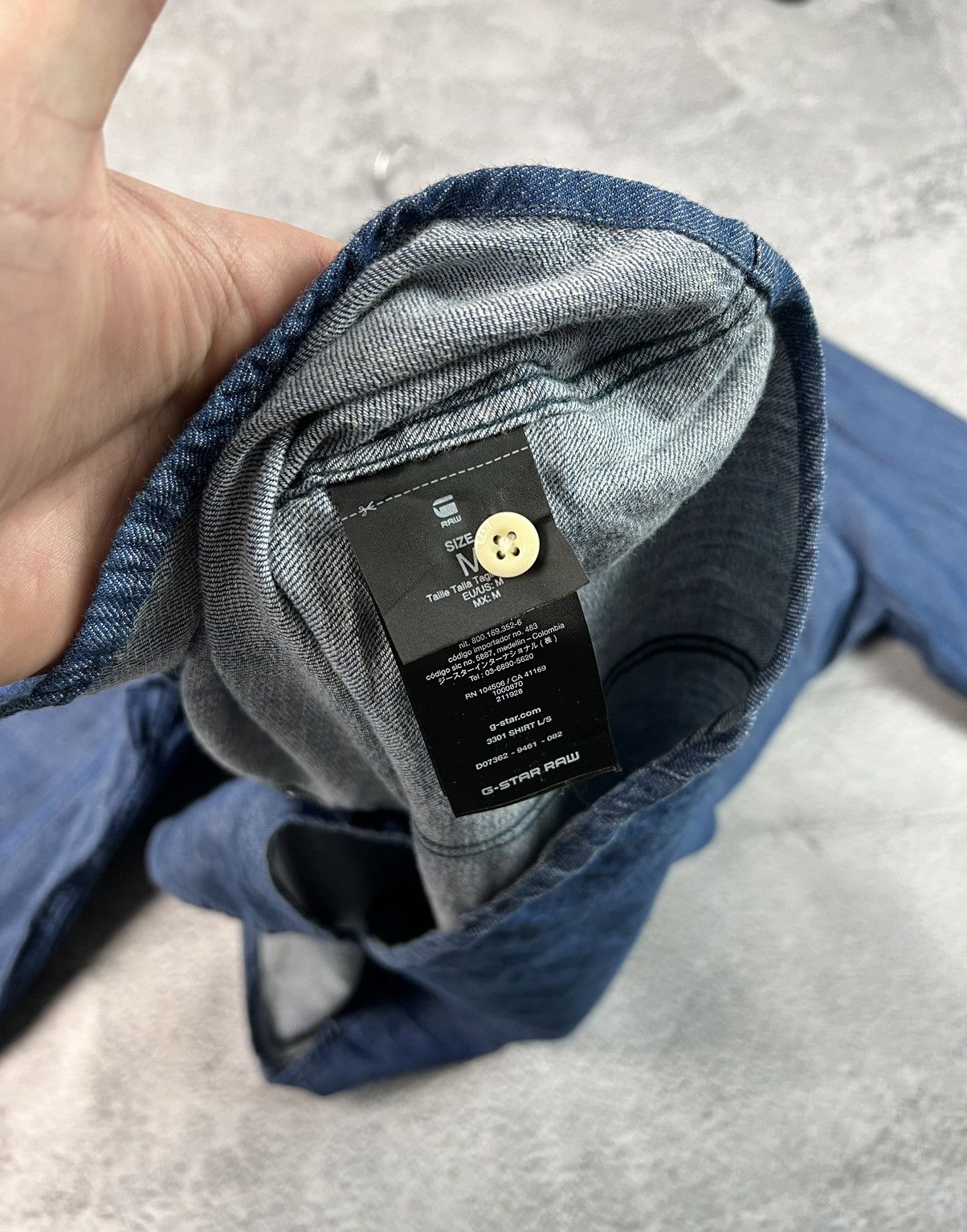 G-Star G star raw denim shirt long sleeve Size US M / EU 48-50 / 2 - 12 Thumbnail