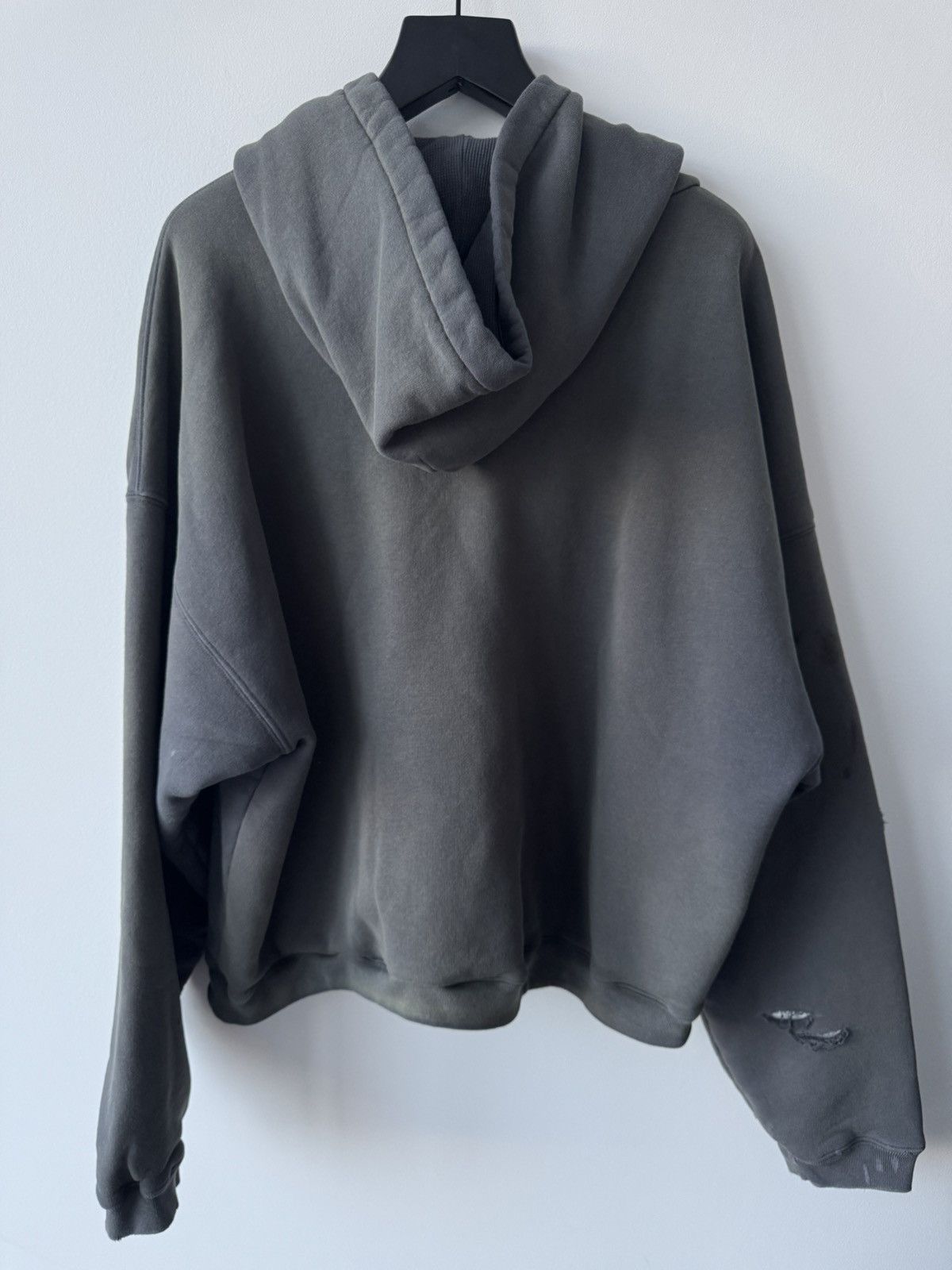 Enfants Riches Deprimes ENFANTS RICHES DEPRIMES DISTRESSED THERMAL LINED HOODIE Size US M / EU 48-50 / 2 - 7 Thumbnail