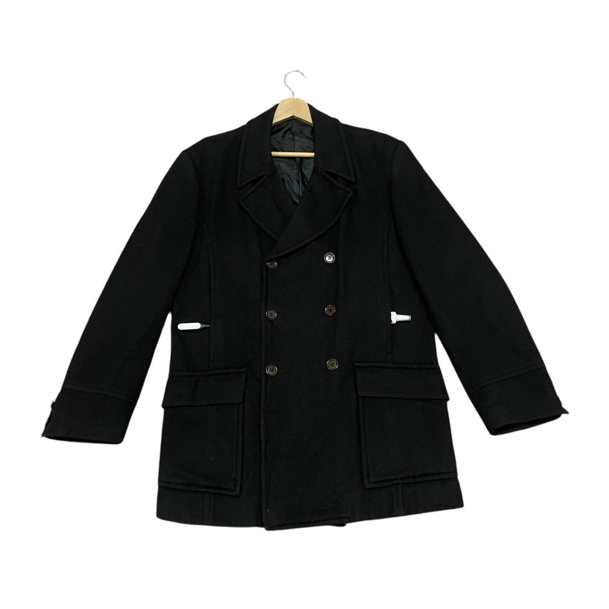 Paul Smith Vintage Paul Smith Wool Double Breasted Peacoat Jacket Size US L / EU 52-54 / 3 - 1 Thumbnail