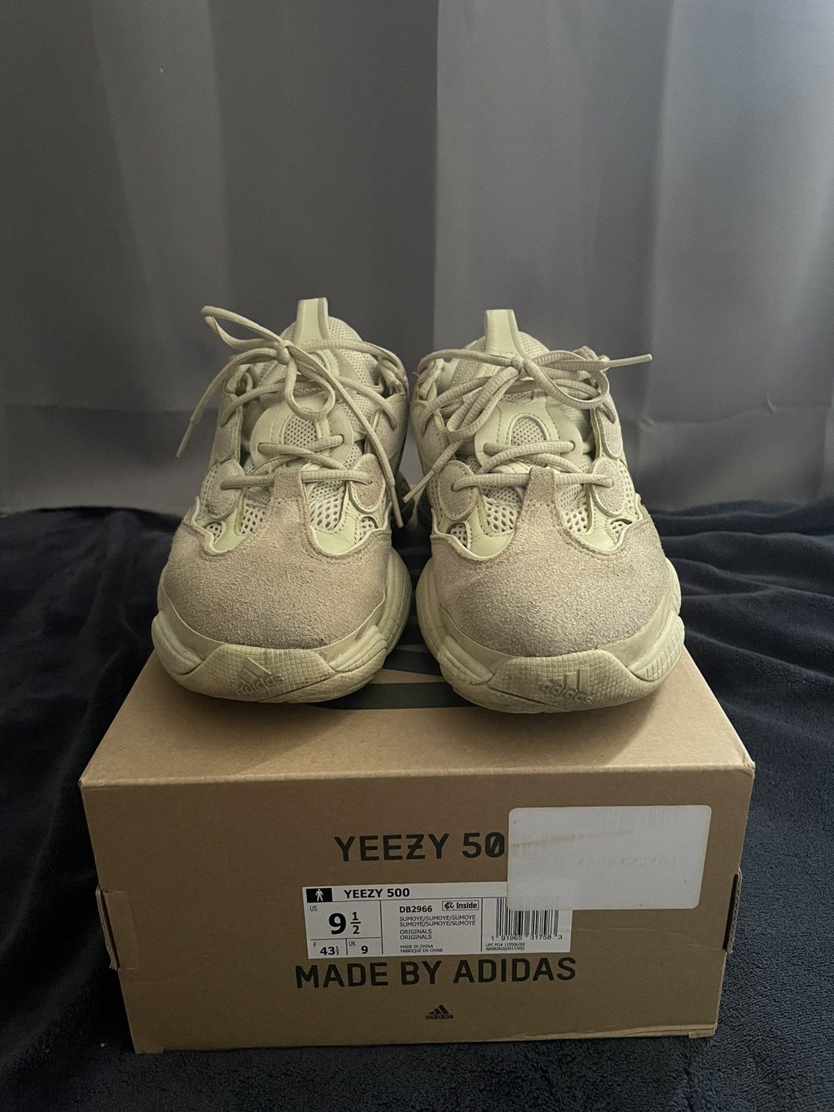 Yeezy Adidas Yeezy Boost 500 Super Moon Yellow Size US 9.5 / EU 42-43 - 1 Thumbnail