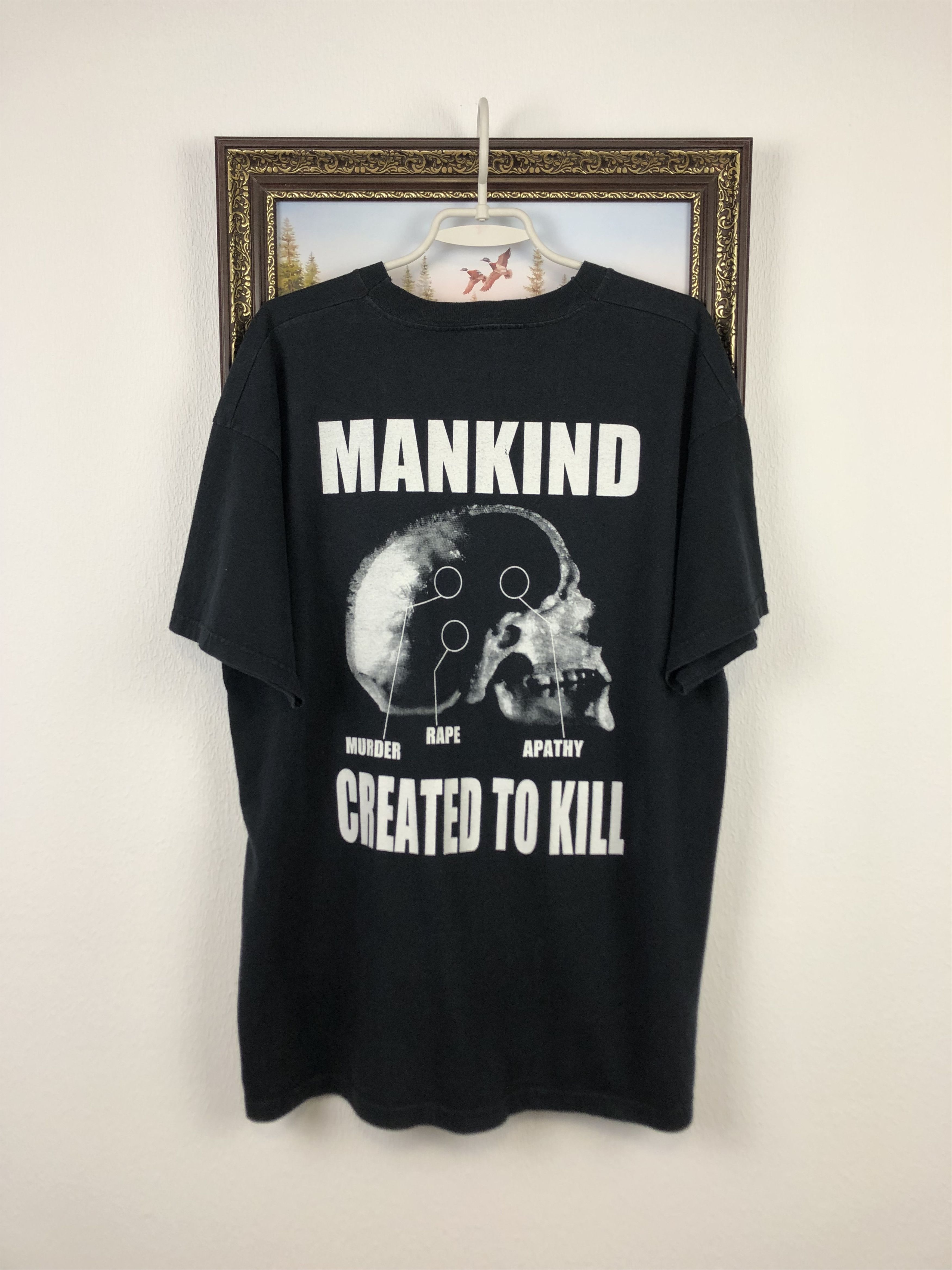 Band Tees Vintage Aborted Mankind Created To Kill Metal Shirt Tee Band Size US XL / EU 56 / 4 - 8 Thumbnail