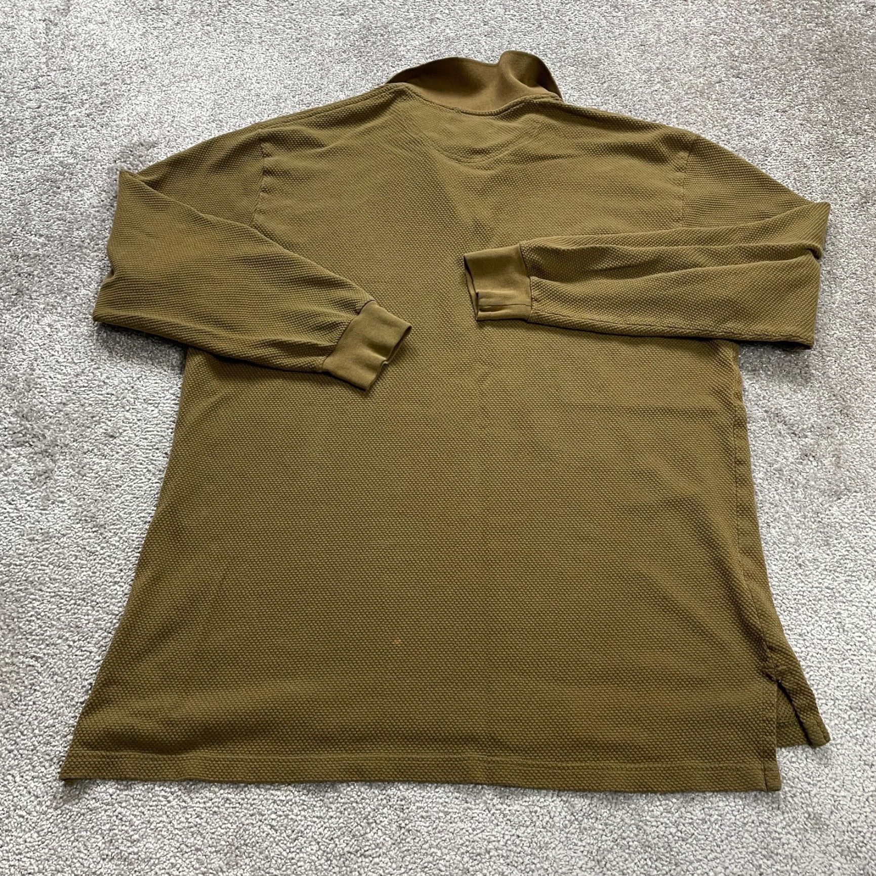 Vintage Hunt Club Polo Shirt Men’s Large Green Long Sleeve 100% Cotton Casual Outdoor Activewear Size US L / EU 52-54 / 3 - 2 Thumbnail