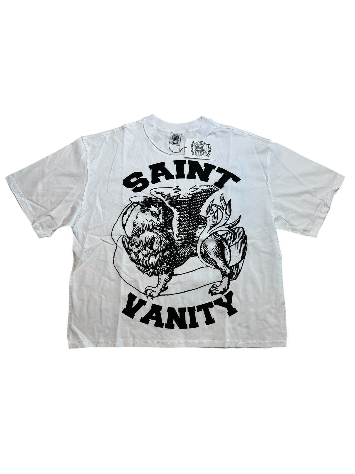 Saint Vanity Saint vanity griffin white/black t shirt SIZE LARGE Size US L / EU 52-54 / 3 - 1 Thumbnail