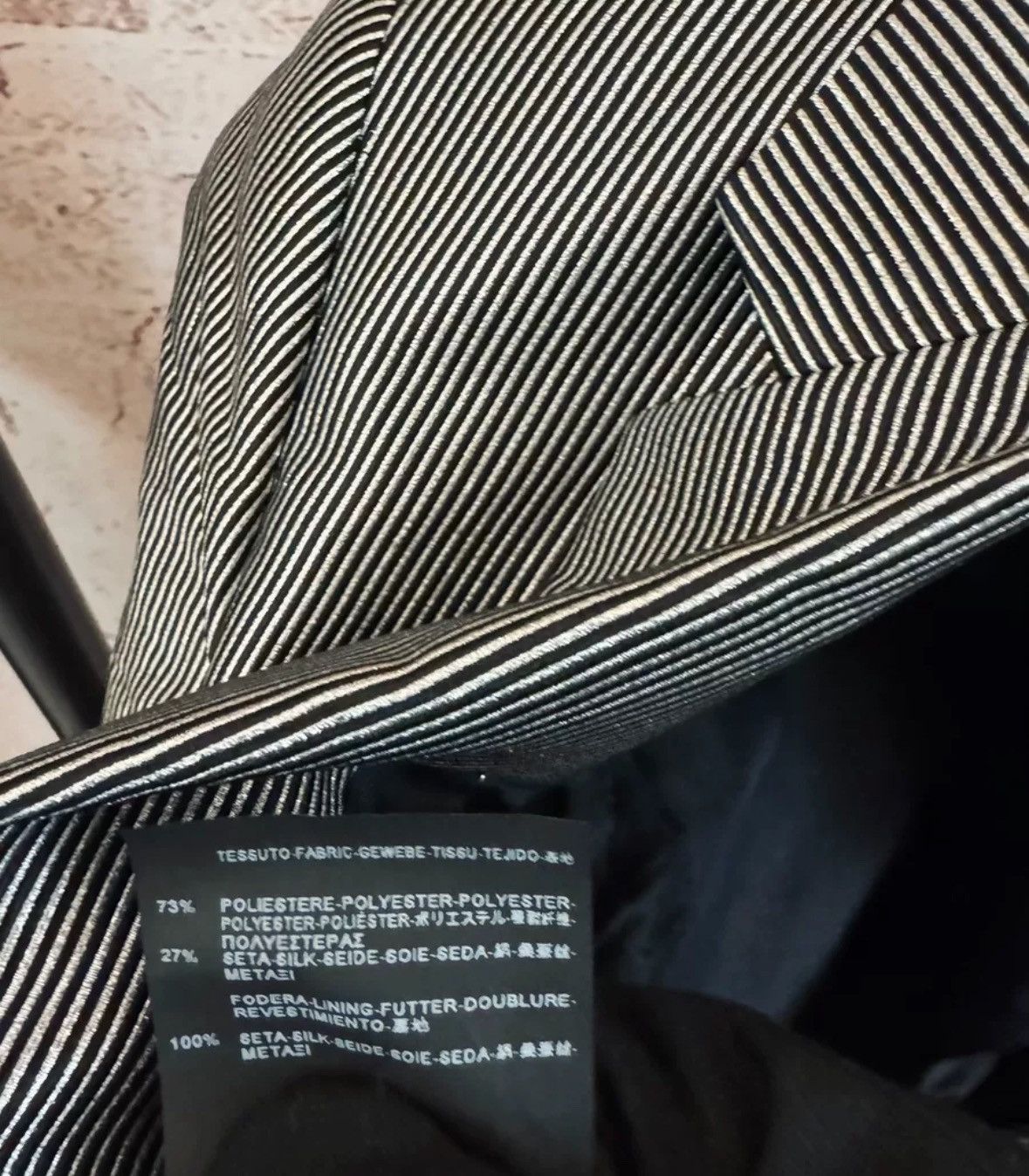 Saint Laurent Paris × Yves Saint Laurent Saint Laurent SLP Women's Striped Suit2412-Nextarrow Size XS / US 0-2 / IT 36-38 - 7 Thumbnail