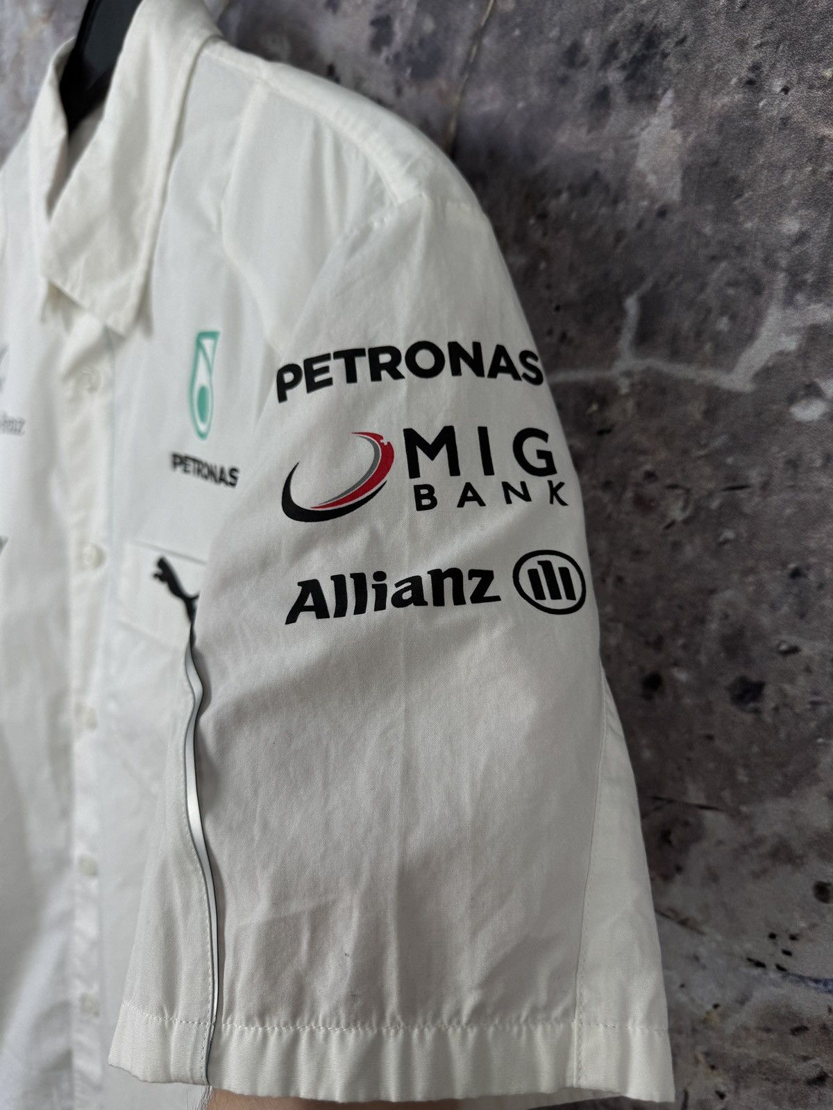 Mercedes-Benz × Puma Men’s Puma Shirt Button Up Petronas Racing Size Large Size US L / EU 52-54 / 3 - 10 Thumbnail