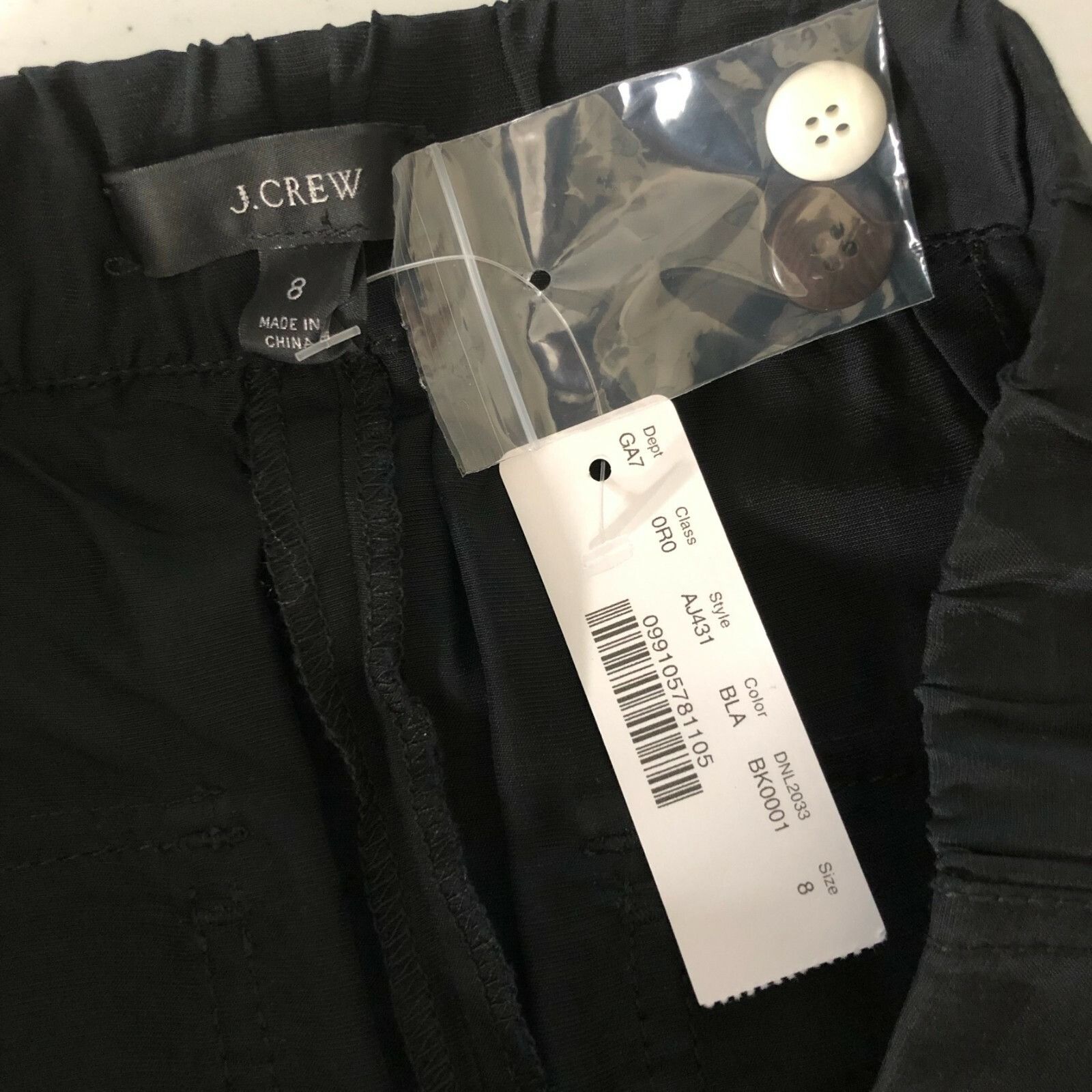 J.Crew J Crew Womens Straight-Leg Pants With Surplus Pockets Lightw Size 30" / US 8 / IT 44 - 3 Thumbnail