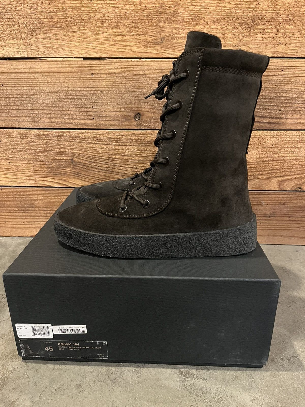Yeezy Season Yeezy Season 4 Crepe Boots Grailed