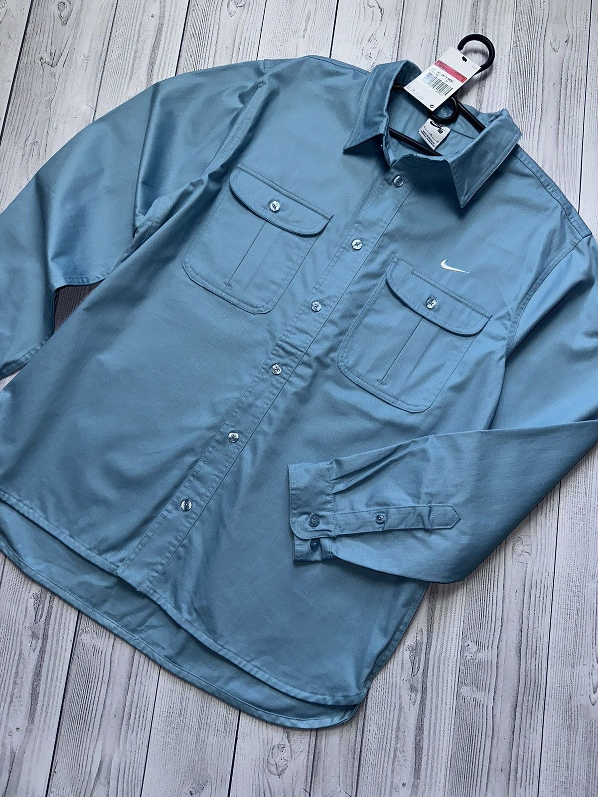 Other Nike SB overshot shirt logo blue rare size L Size US L / EU 52-54 / 3 - 4 Thumbnail