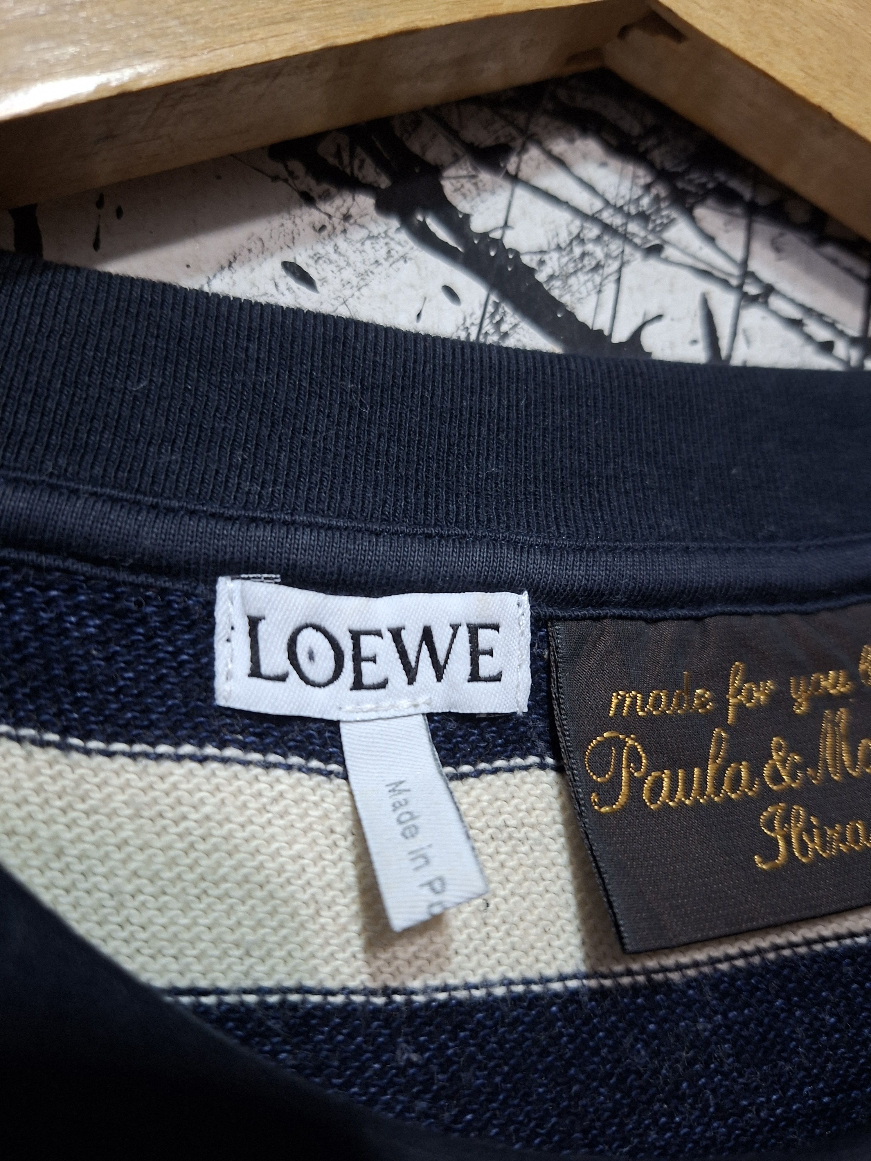 Loewe LOEWE X PAULA'S IBIZA LOGO STRIPE SWEATSHIRT Size US L / EU 52-54 / 3 - 4 Thumbnail