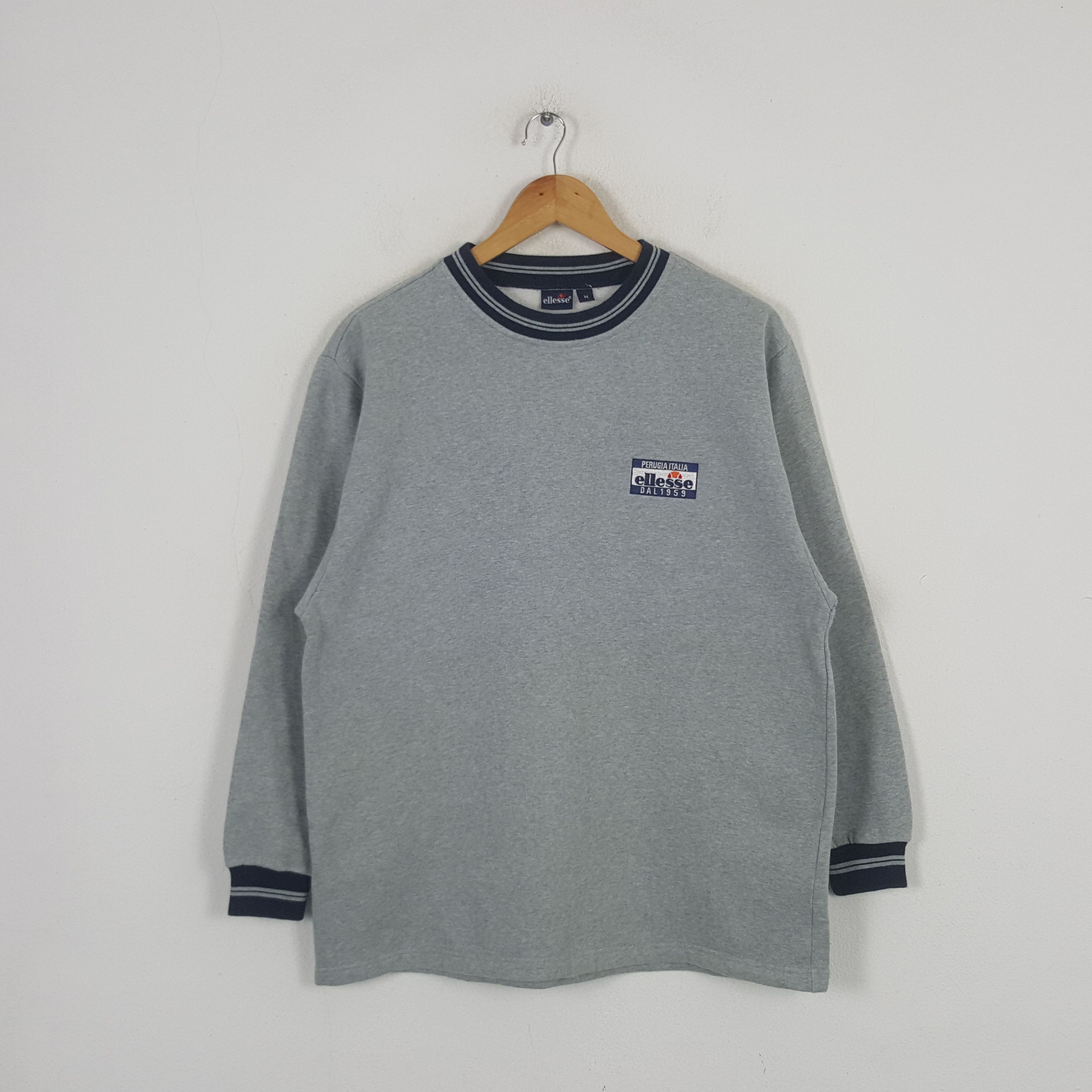 Ellesse × Vintage Vintage Ellesse Italian Brand Sweatshirt C287N17 Size US M / EU 48-50 / 2 - 1 Thumbnail