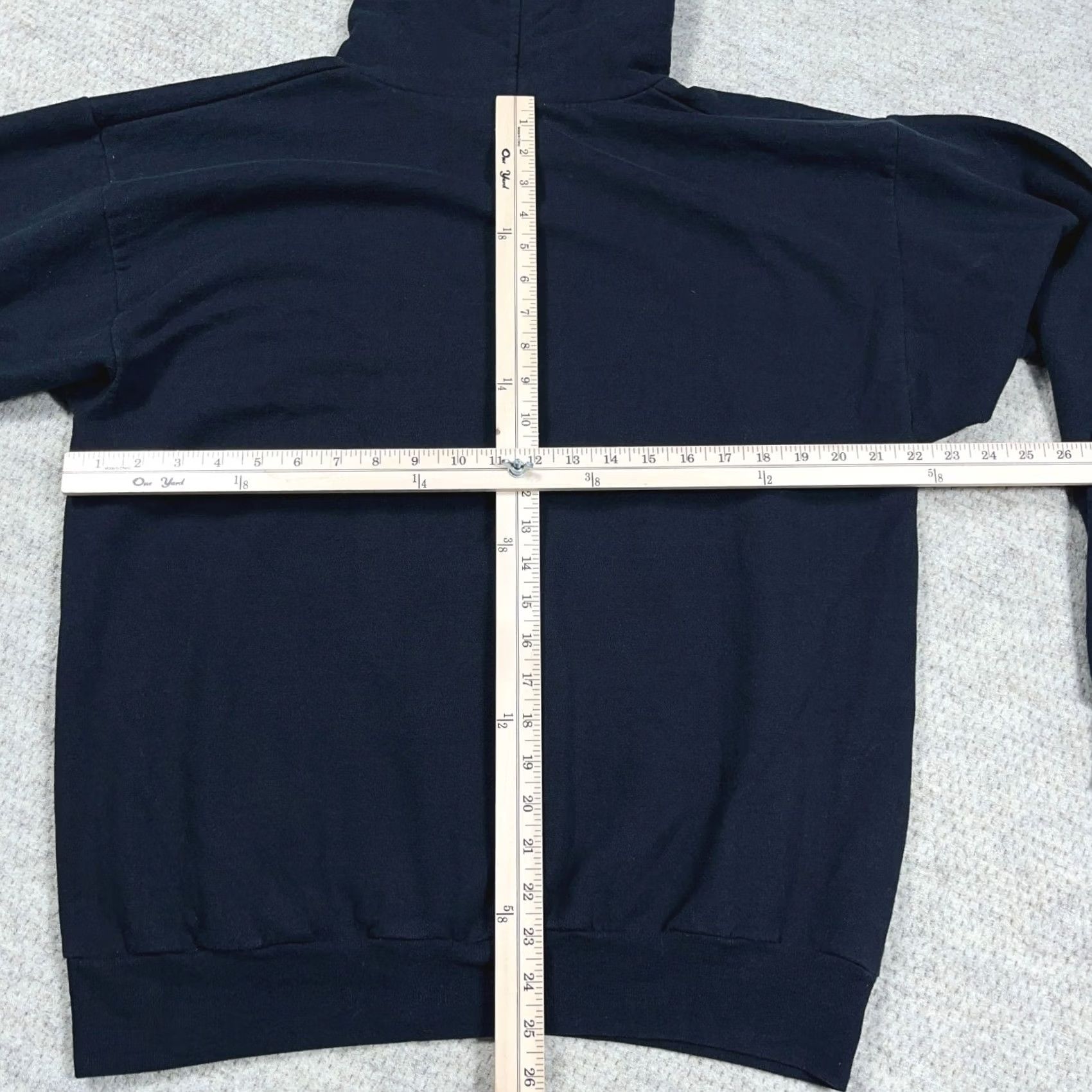 Hanes VINTAGE Hanes Skull Hoodie Men L Black Graphic Print Pullover Hooded Sweatshirt Size US L / EU 52-54 / 3 - 7 Thumbnail