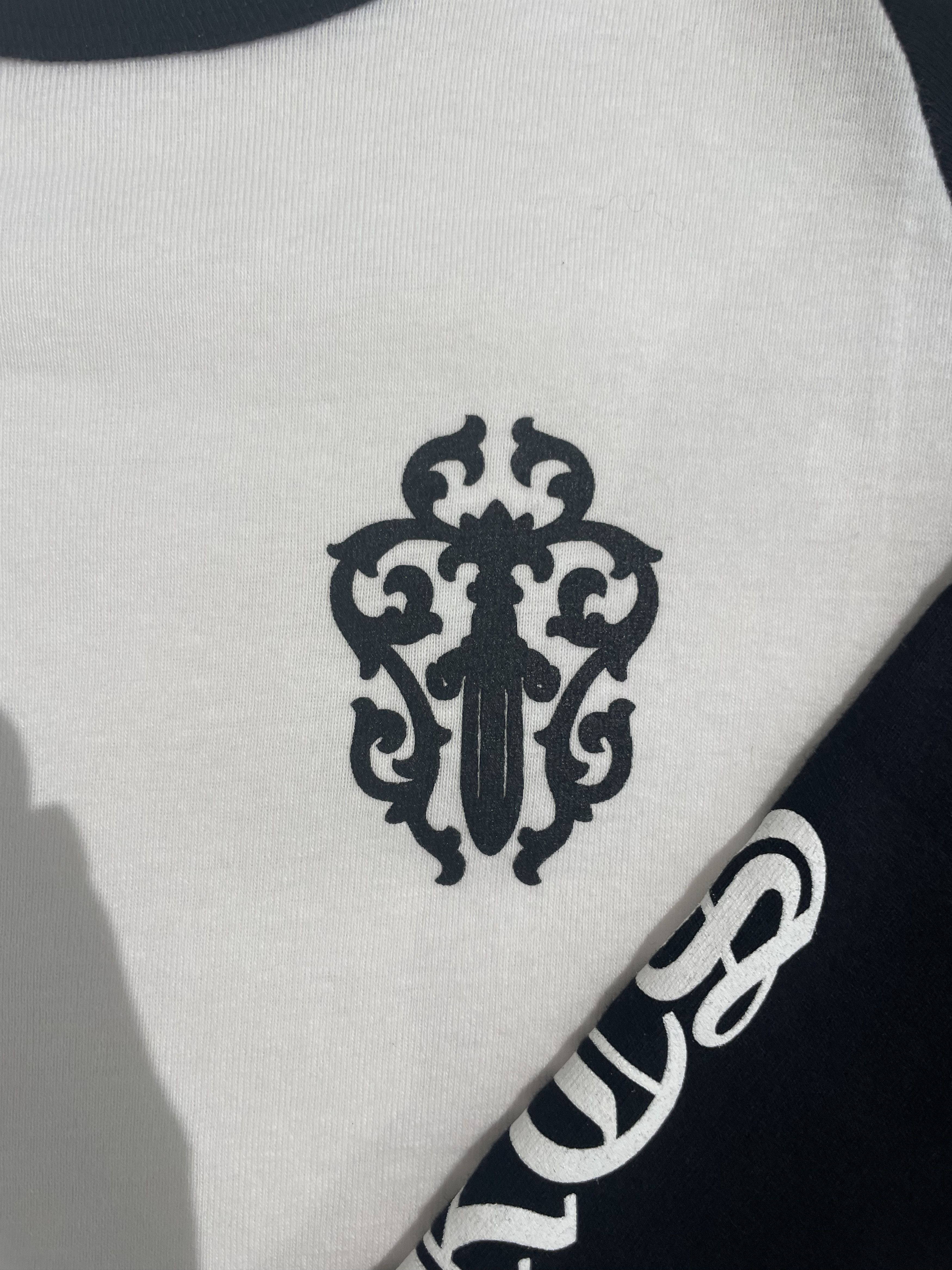 Chrome Hearts Chrome Hearts Dagger Baseball Long Mid Sleeve Babyshirt Size US M / EU 48-50 / 2 - 5 Thumbnail