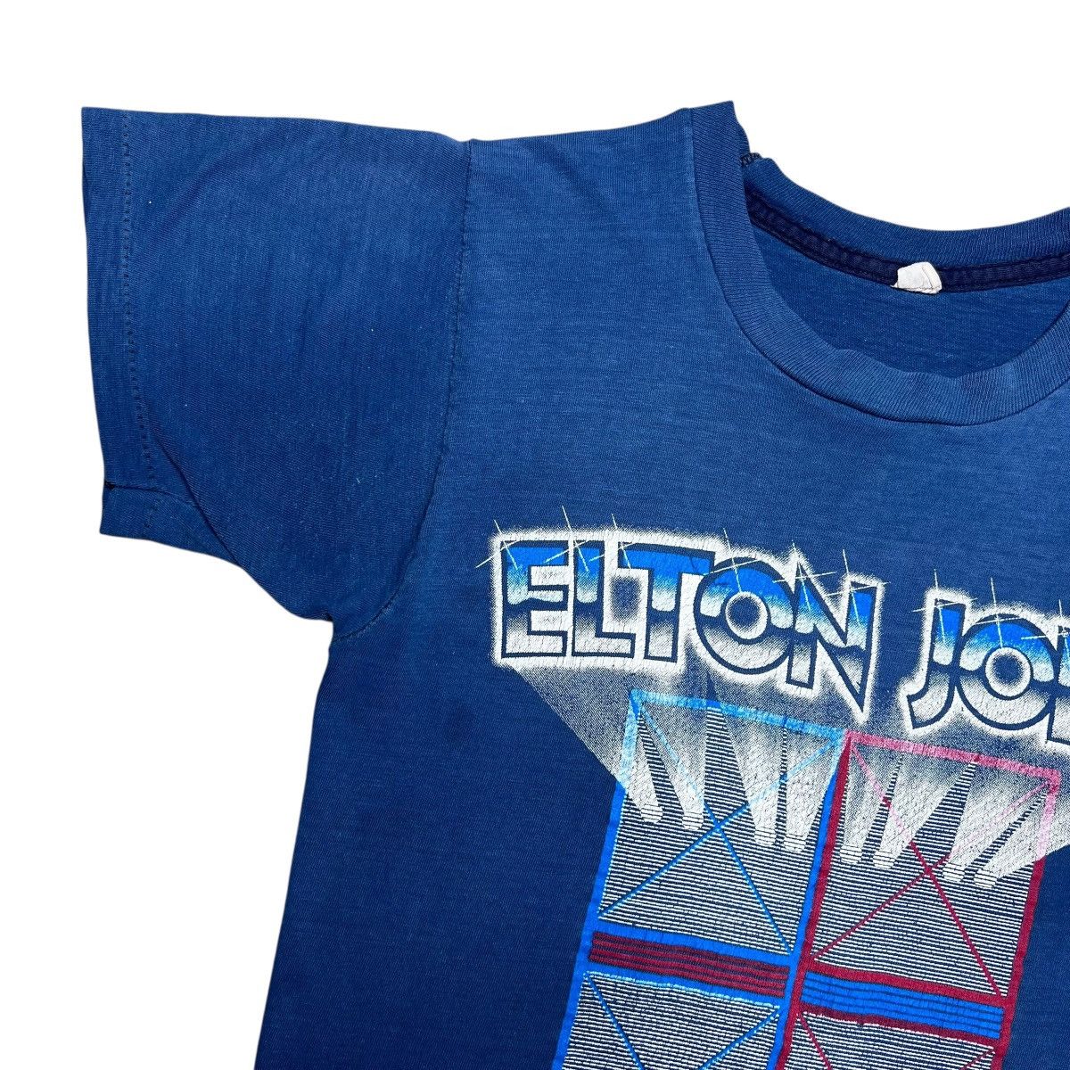Band Tees Vintage 1980 Elton John Tour Piano Concert Graphic Band Tee Size US S / EU 44-46 / 1 - 8 Thumbnail
