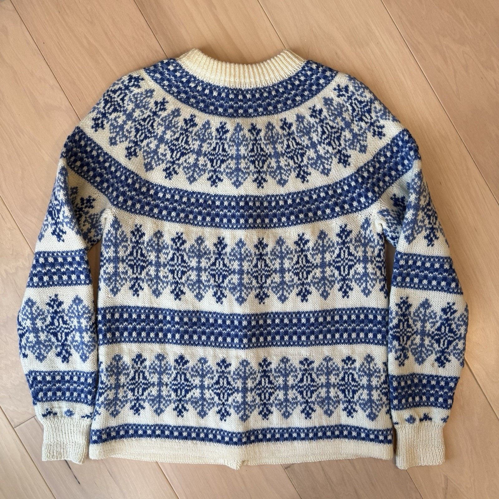 Vintage Vintage Paul Mage Cardigan Women's L Blue Nordic Art Heavy Size L / US 10 / IT 46 - 8 Thumbnail