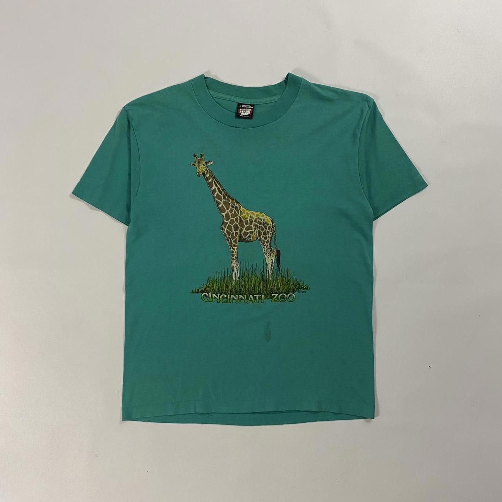 Vintage 90s Cincinnati Zoo green tee Size L #zoo Size US L / EU 52-54 / 3 - 1 Thumbnail