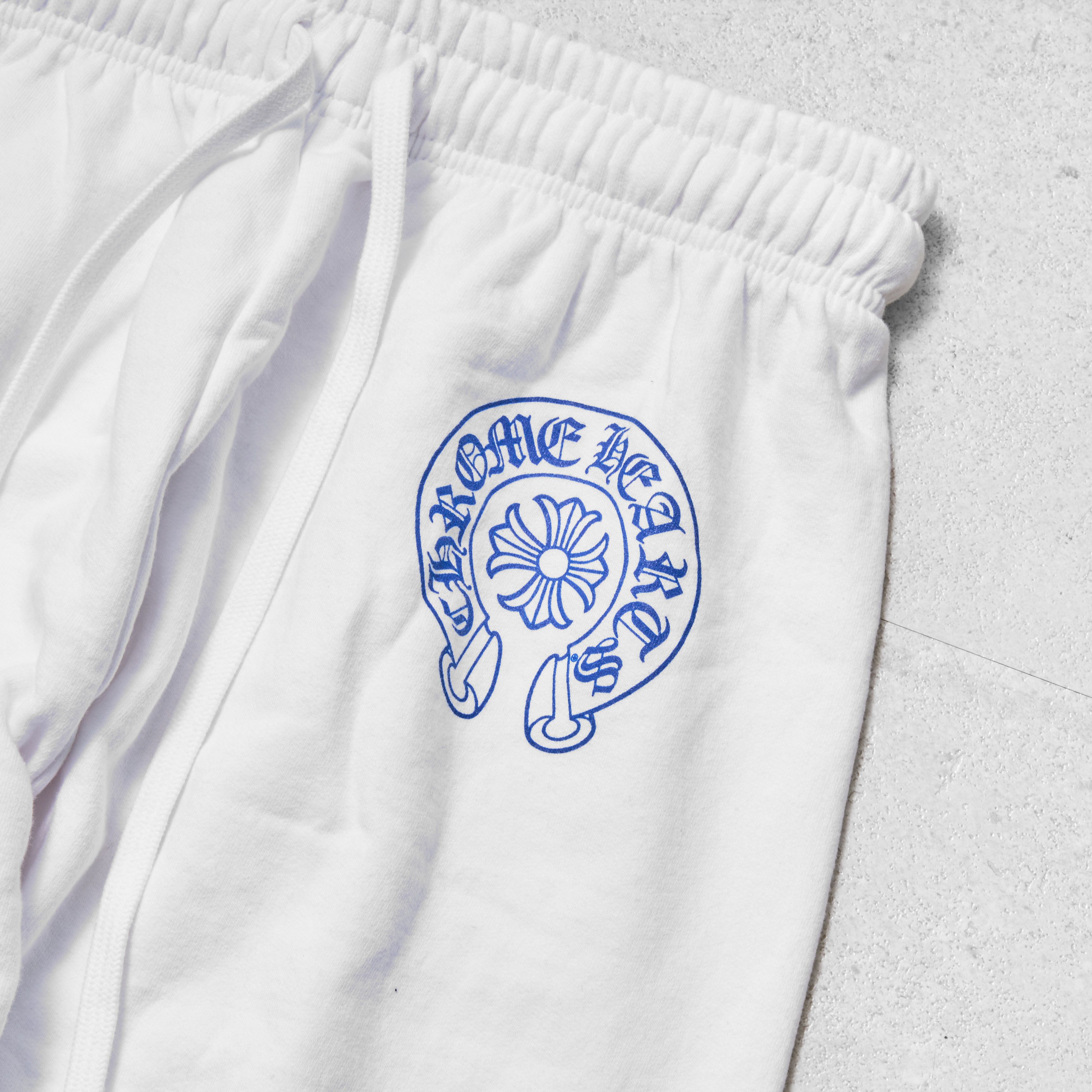 Chrome Hearts CHROME HEARTS Horseshoe Blue Print Sweatpants WHITE Size US M / EU 48-50 / 2 - 5 Thumbnail