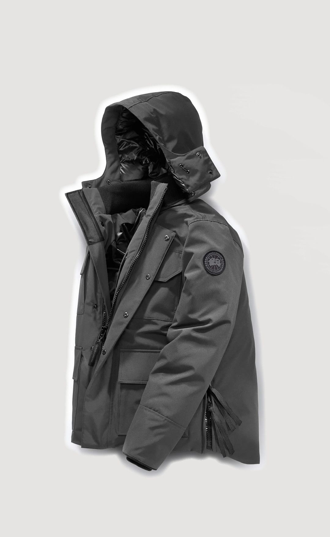 image of Canada Goose Maitland Black Label in Grey, Men's (Size Medium)
