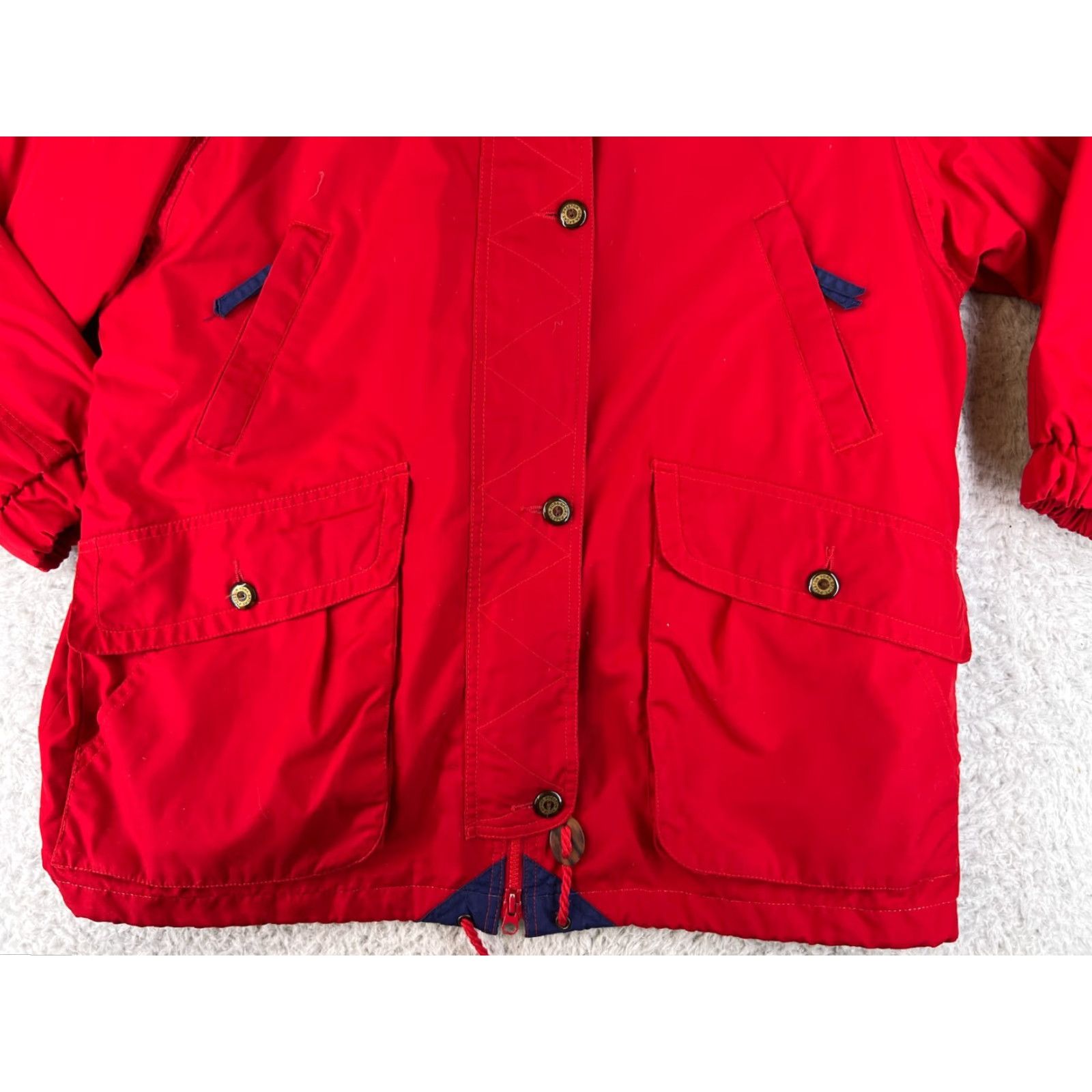 Preston & York Preston & York Jacket Men M Red Flannel Lined Hooded Pockets Snow Winter Insulat Size US M / EU 48-50 / 2 - 5 Thumbnail