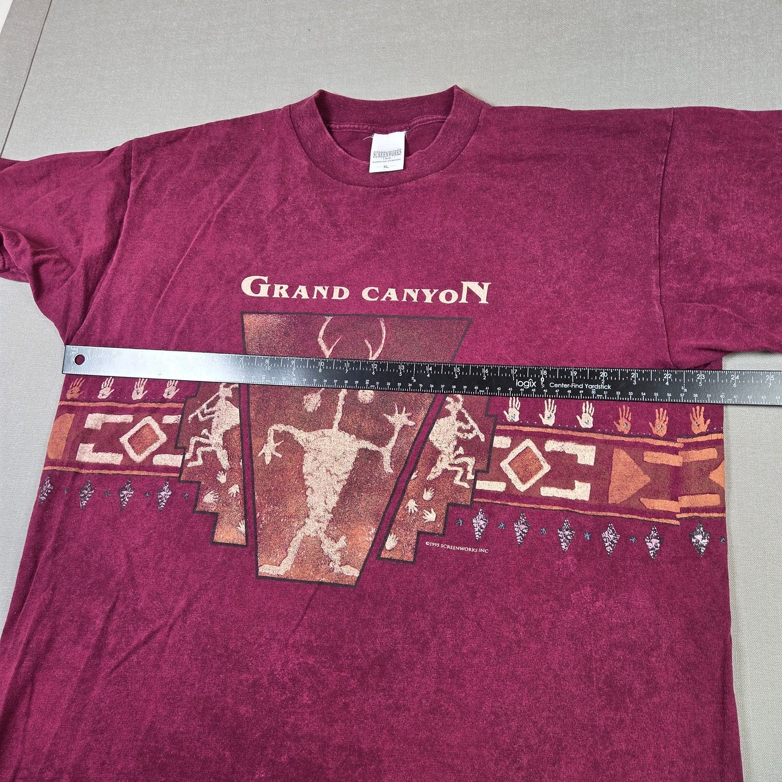 Vintage Vintage 1995 Grand Canyon Screenworks Graphic Tee Size US XL / EU 56 / 4 - 9 Thumbnail