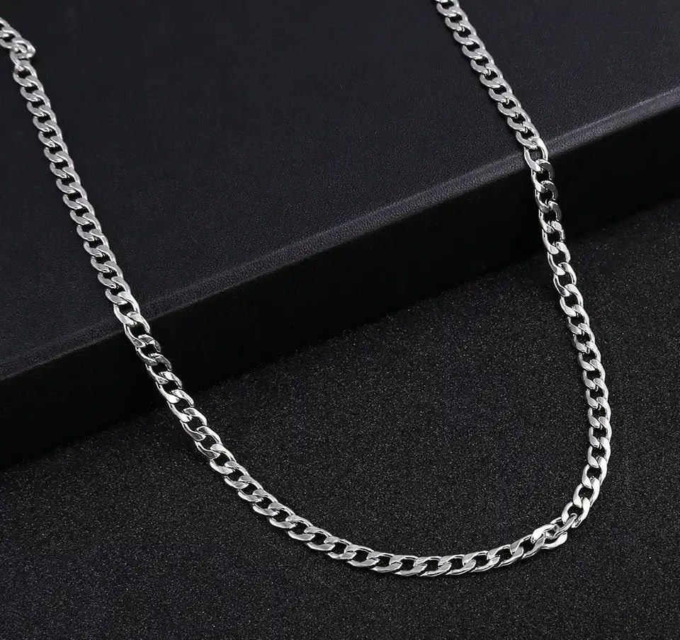 Other Silver chain Cuban Link Chain Chrome Hearts Size ONE SIZE - 6 Thumbnail