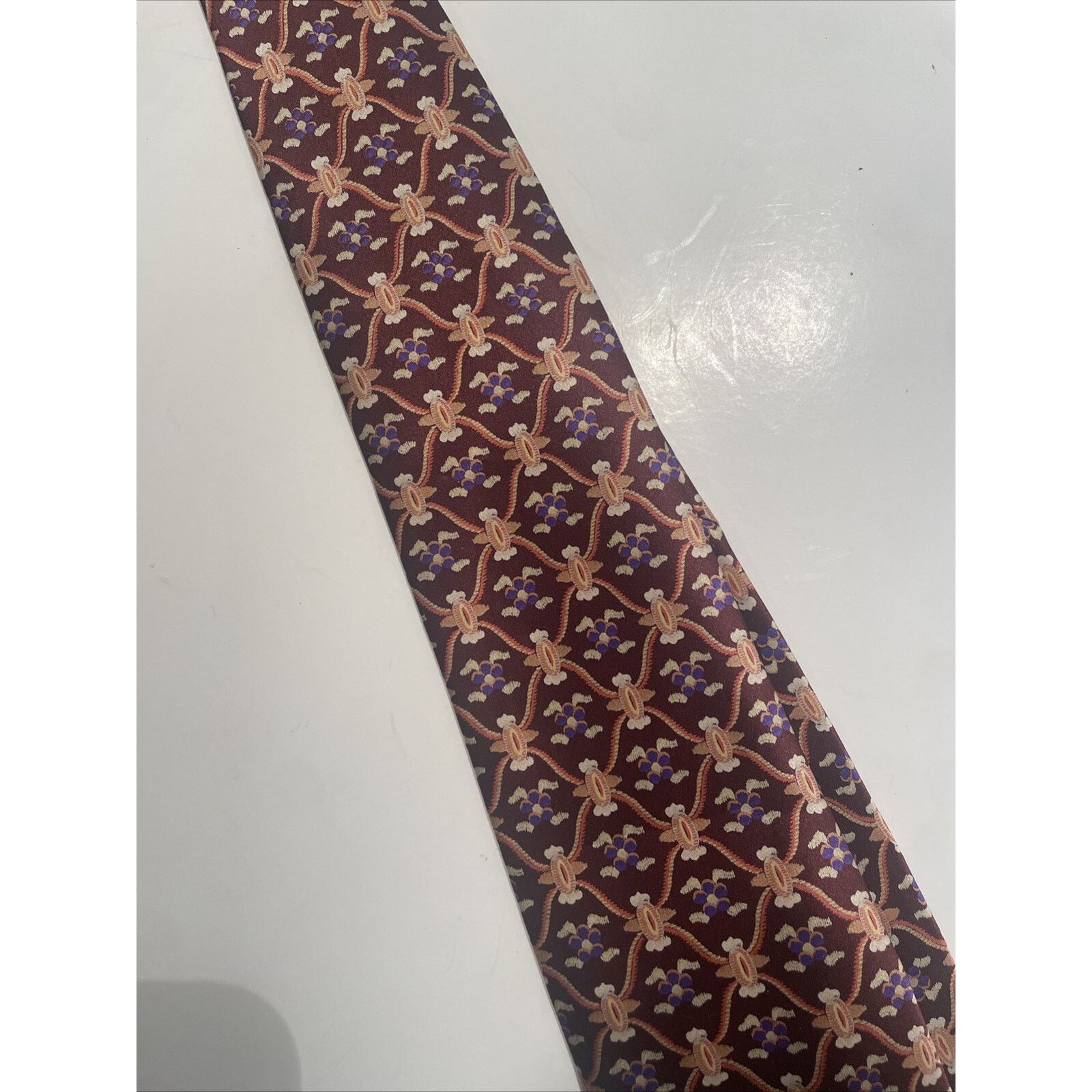 TED LAPIDUS TED LAPIDUS MEN'S Abstract SILK MULTICOLOR NECKTIE HANDMADE Size ONE SIZE - 10 Thumbnail
