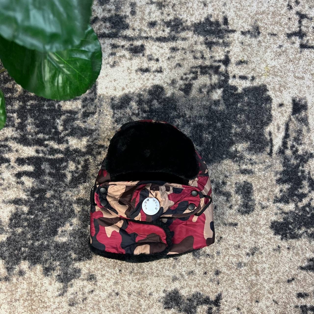 20471120 Camo Vintage Gorpcore Style Ushanka Hat Streetwear Y2K Size ONE SIZE - 2 Thumbnail