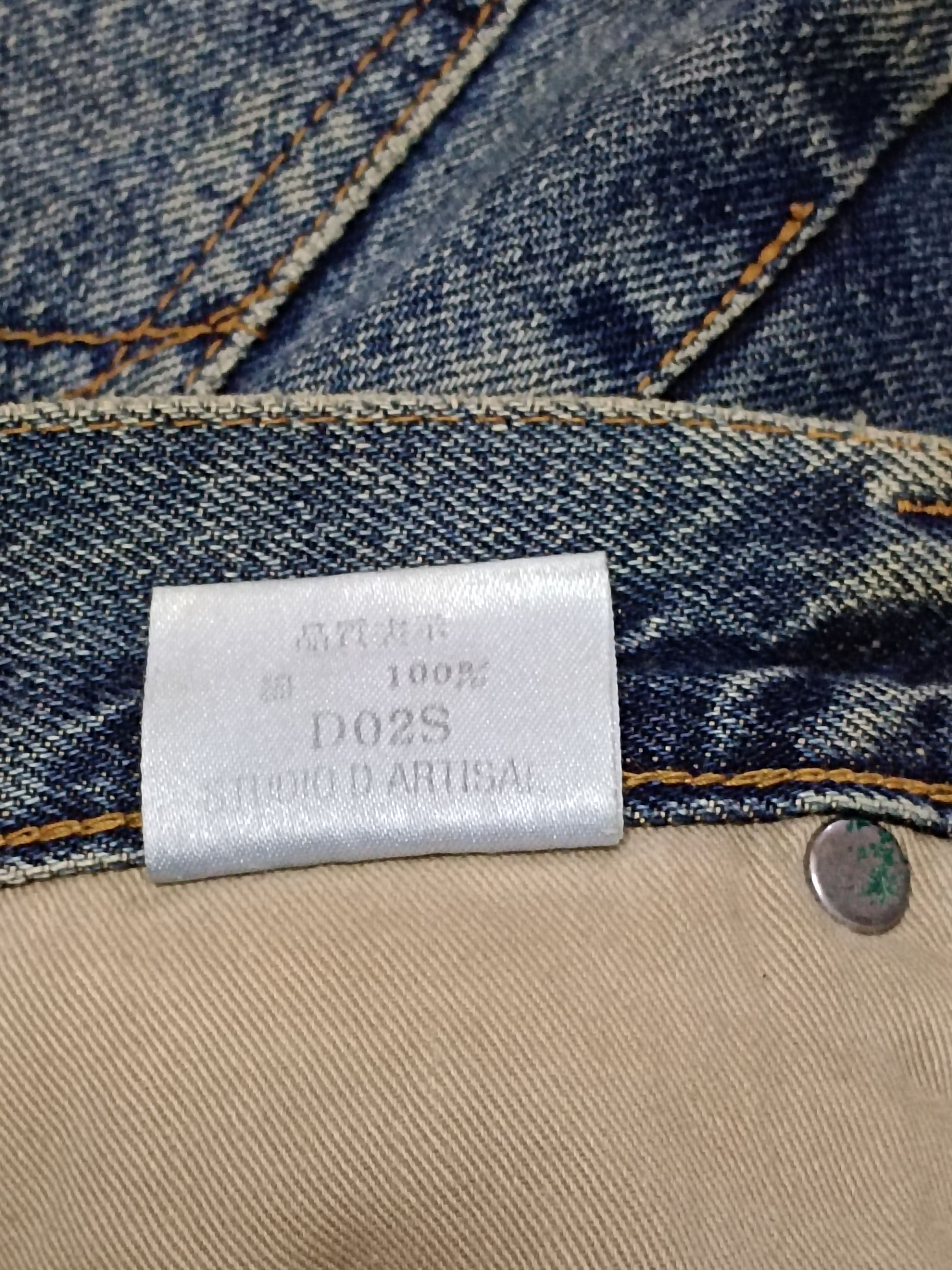 Studio D'Artisan Studio d'artisan D02S Selvedge Distressed Denim Size US 30 / EU 46 - 12 Thumbnail