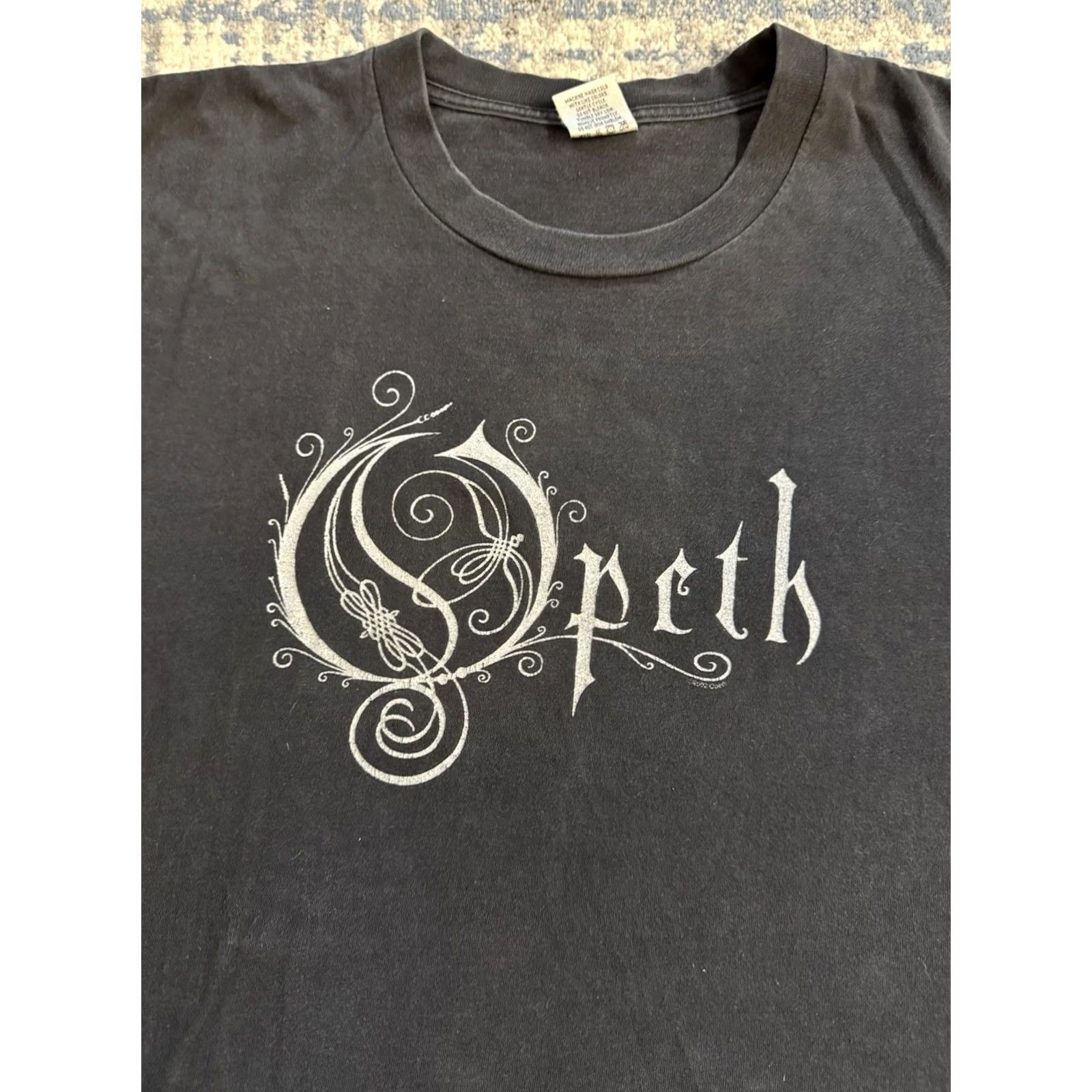 Vintage VINTAGE 2003 Opeth Deliverance T Shirt XL Black Cotton Dream Metal Band Cygnus Men Short Sleeve Crew Neck Graphic Print Double-Sided Pattern 2000-2009 Size US XL / EU 56 / 4 - 2 Thumbnail