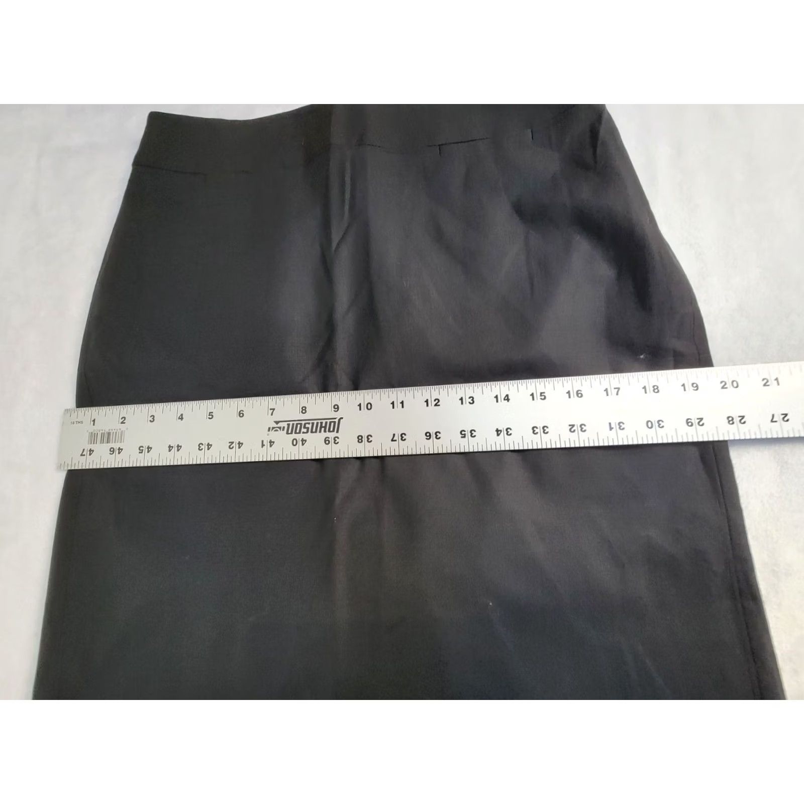Banana Republic Banana Republic Petite Women Black Wool Blend Pencil Skirt Size 8P Stretch Lined Size 30" / US 8 / IT 44 - 7 Thumbnail