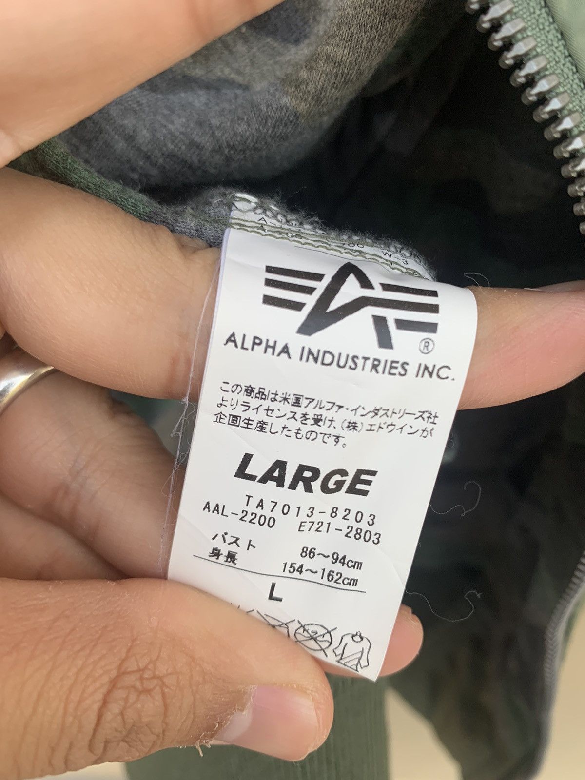 Alpha Industries Alpha Industries Bomber Jacket Us Army Size US M / EU 48-50 / 2 - 8 Thumbnail