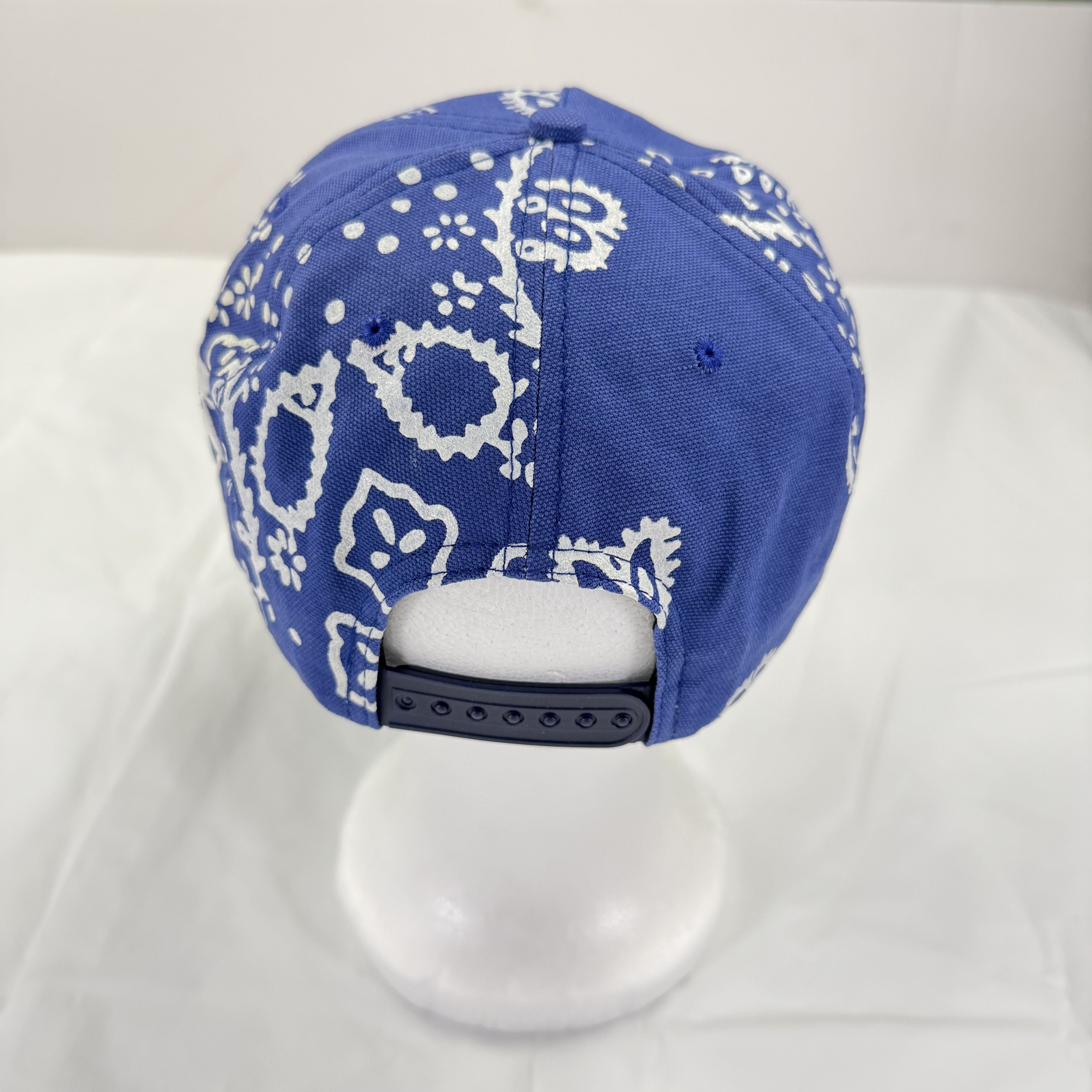 Rhude Rhude Blue Bandana Paisley Snapback Hat One Size Size ONE SIZE - 3 Thumbnail