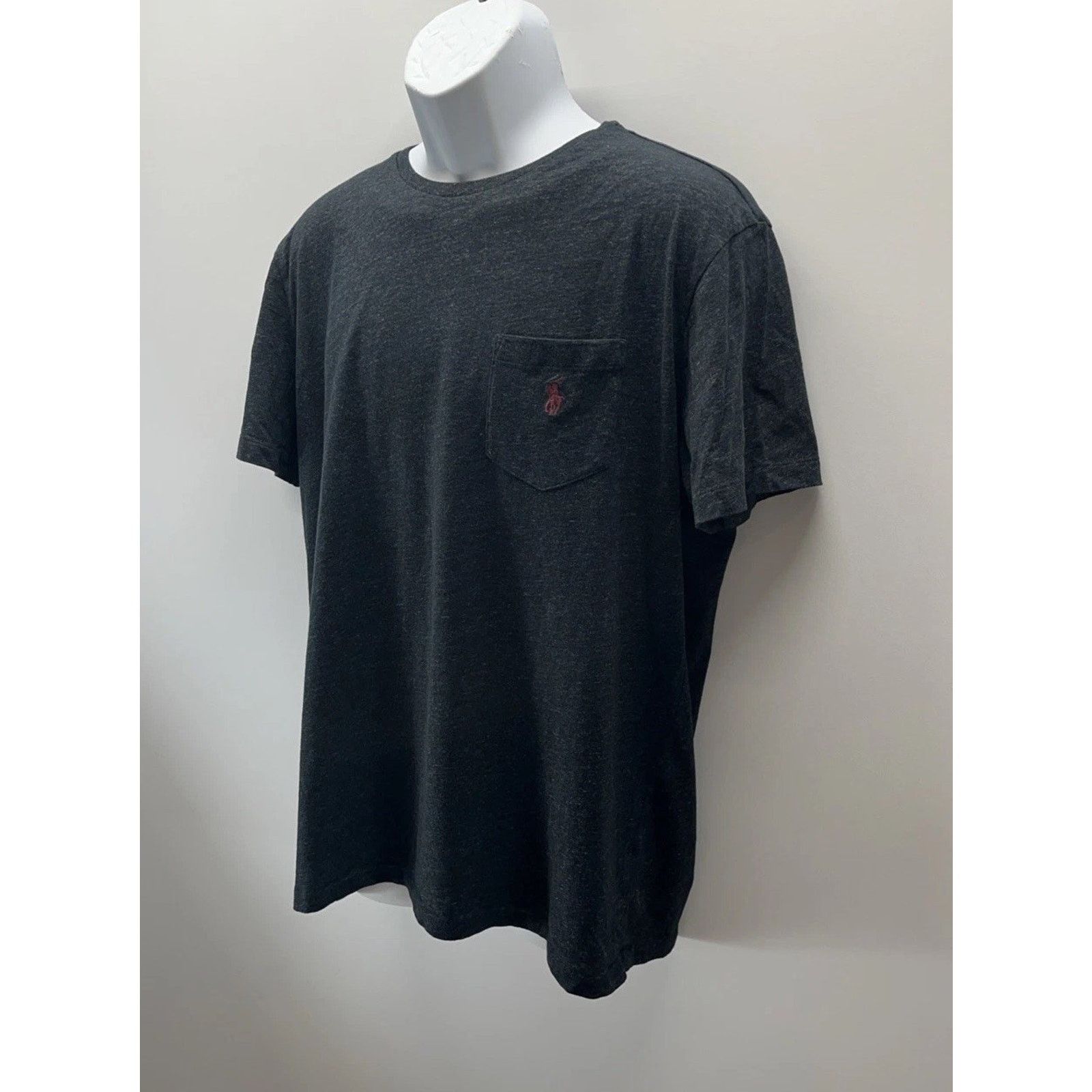 Ralph Lauren Polo Ralph Lauren T Shirt Mens L Heather Gray Pony Size US L / EU 52-54 / 3 - 2 Thumbnail