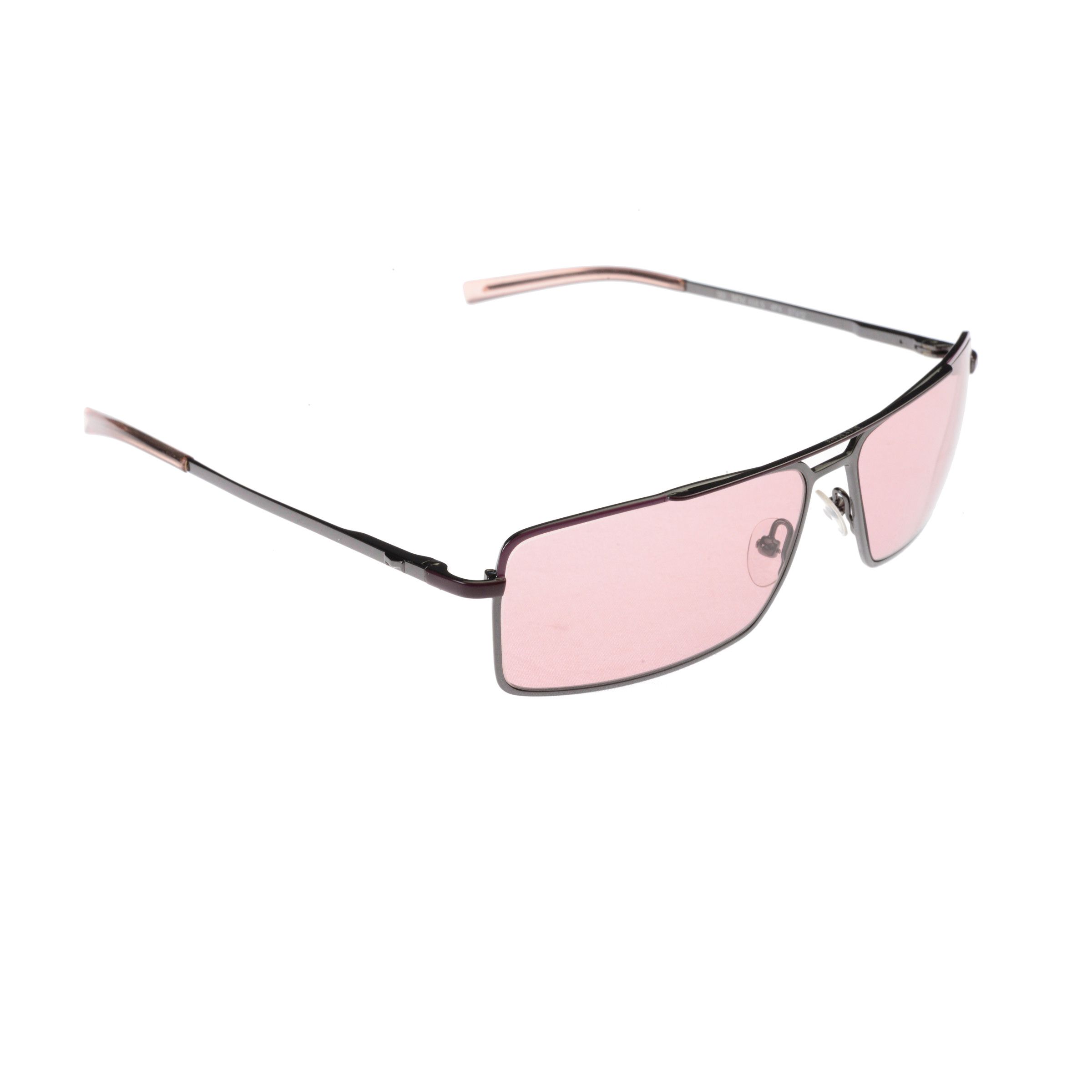 Max Mara 90s Violet Metal Rectangle Sunglasses