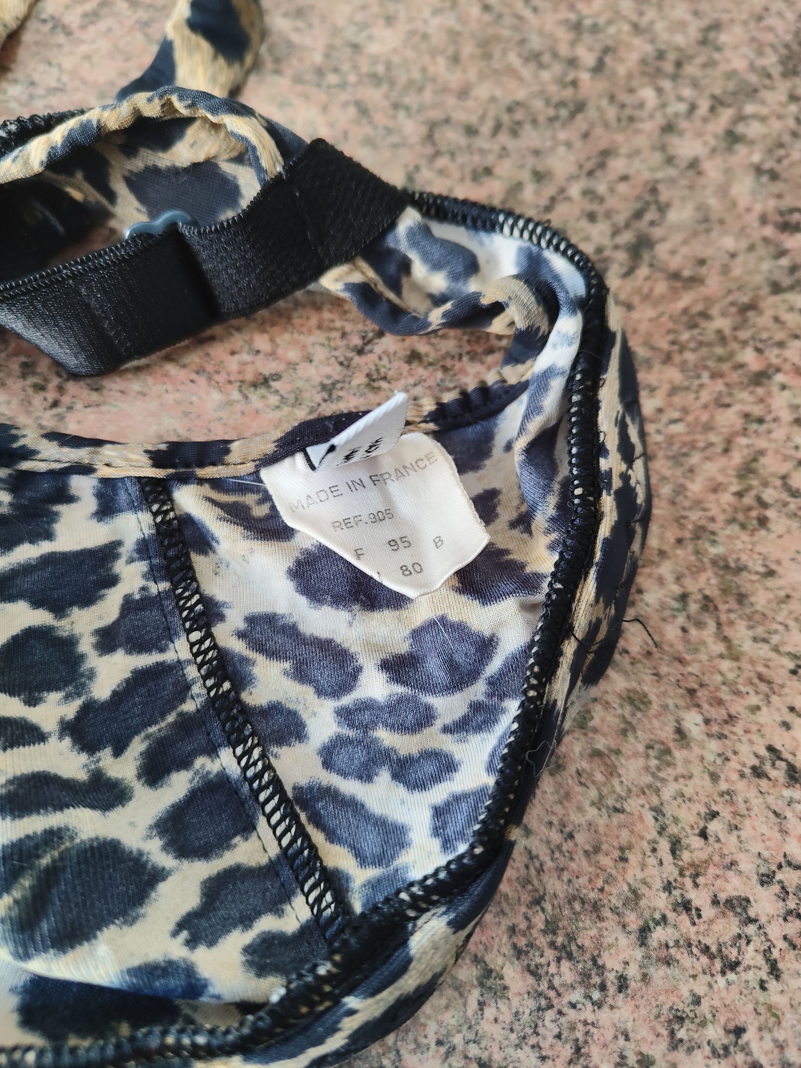 Dior Vintage Christian dior Tiger Leopard print swimsuit Size ONE SIZE - 12 Thumbnail