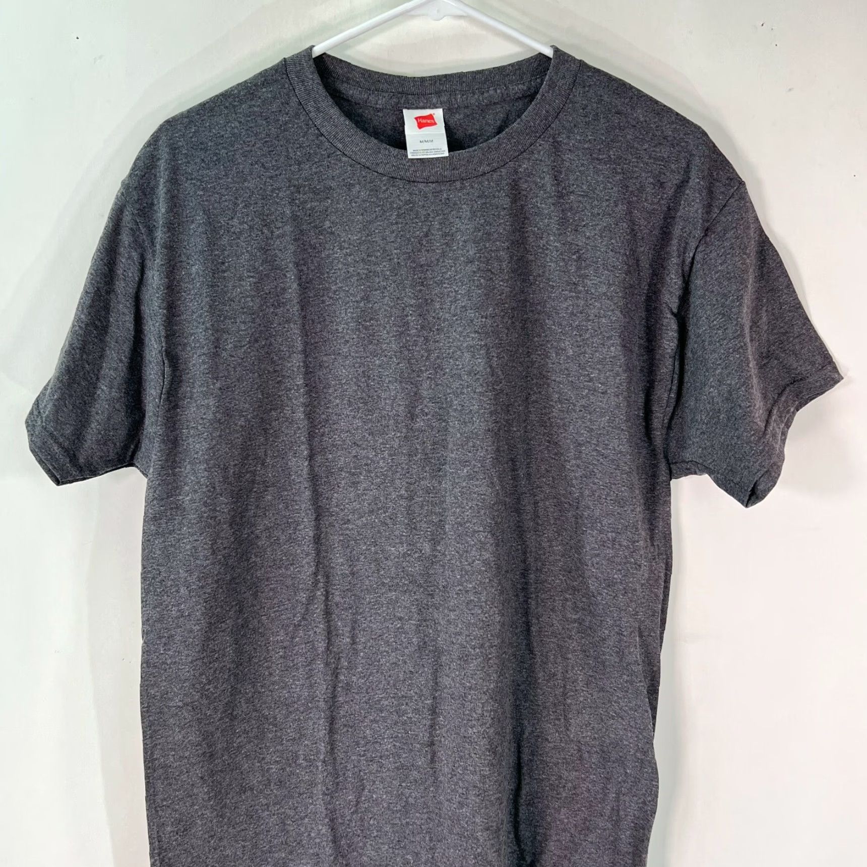 Hanes Hanes Mens Short Sleeves Pullover Heather Gray T Shirt Size M Pack Of 4 Size US M / EU 48-50 / 2 - 3 Thumbnail