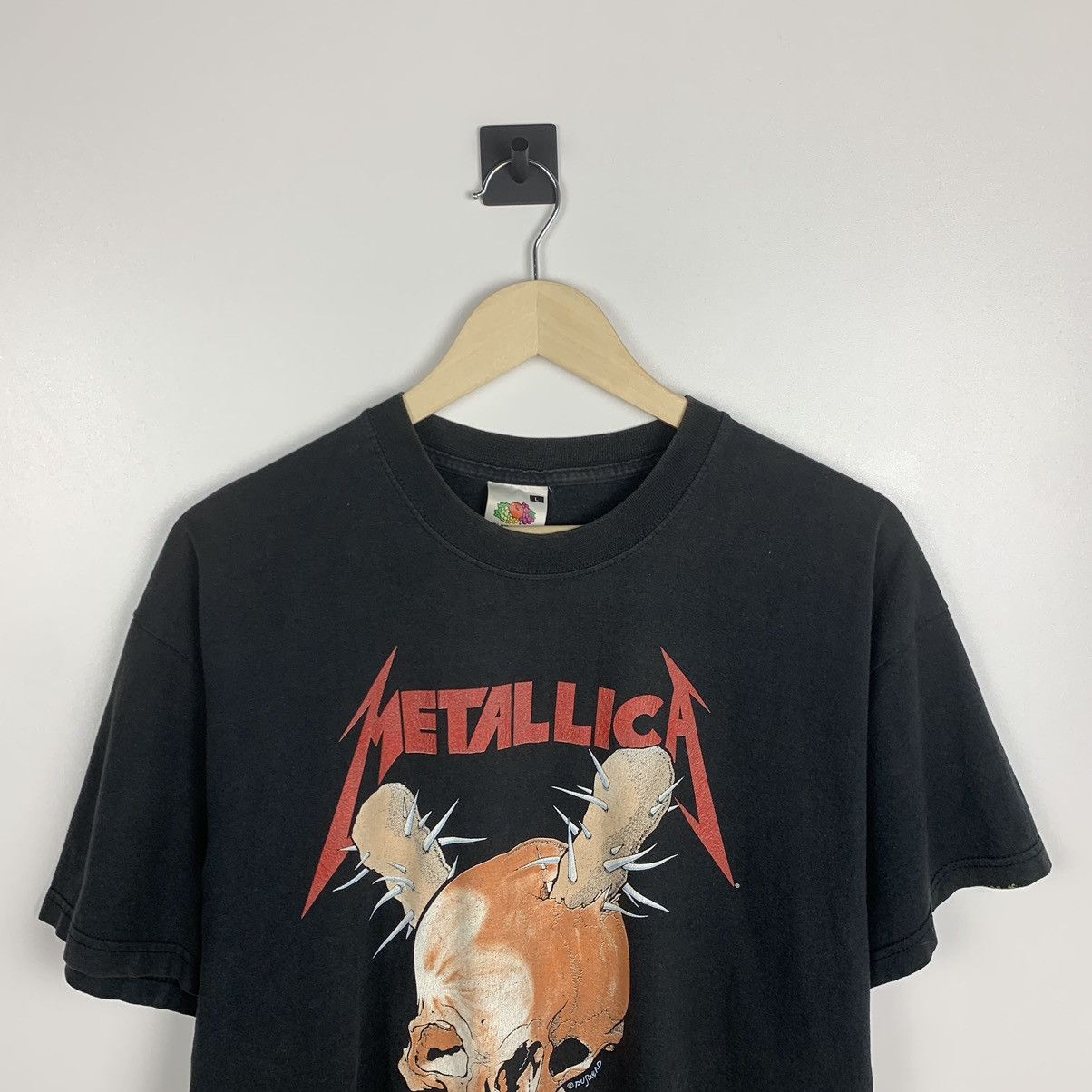Band Tees Vintage Metallica Damage In Tour Rock Band Tee Pushead Giant Size US L / EU 52-54 / 3 - 2 Thumbnail