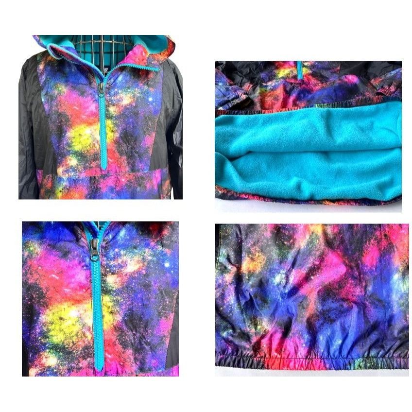 Lands' End Lands End Fleece Lined Hooded Jacket Cosmic Unsex Youth XL 1 Size XL / US 12-14 / IT 48-50 - 3 Thumbnail