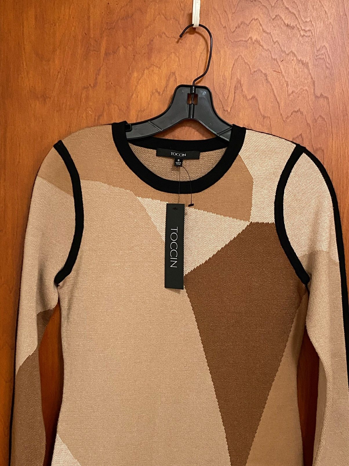Other Toccin Colorblocked Knit Midi-Dress size S Size S / US 4 / IT 40 - 6 Thumbnail