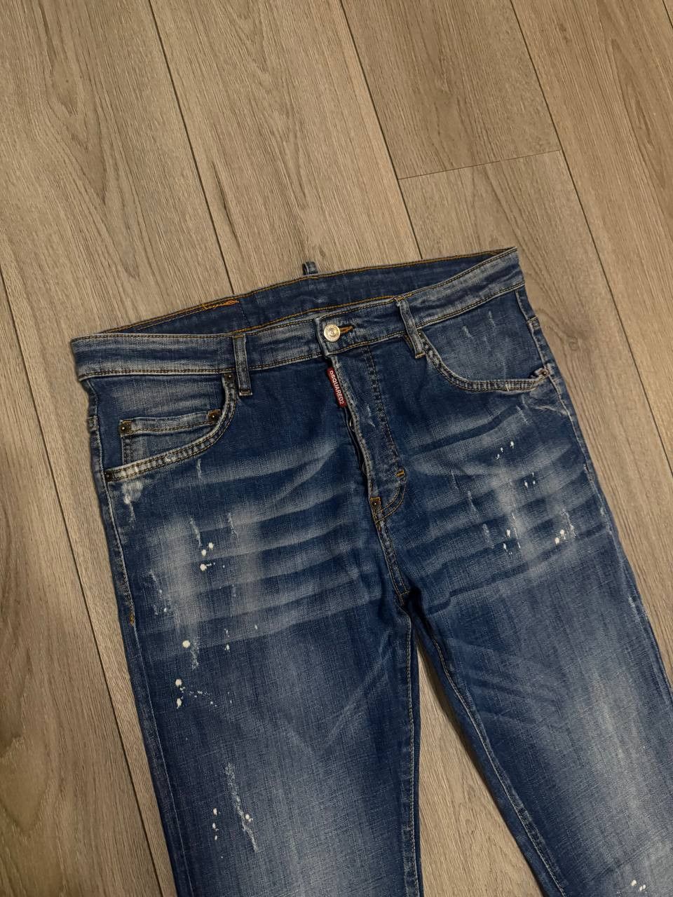 Dsquared2 Dsquared2 Jeans Mens Size 50 Blue Distressed Avant-Garde Size US 34 / EU 50 - 3 Thumbnail
