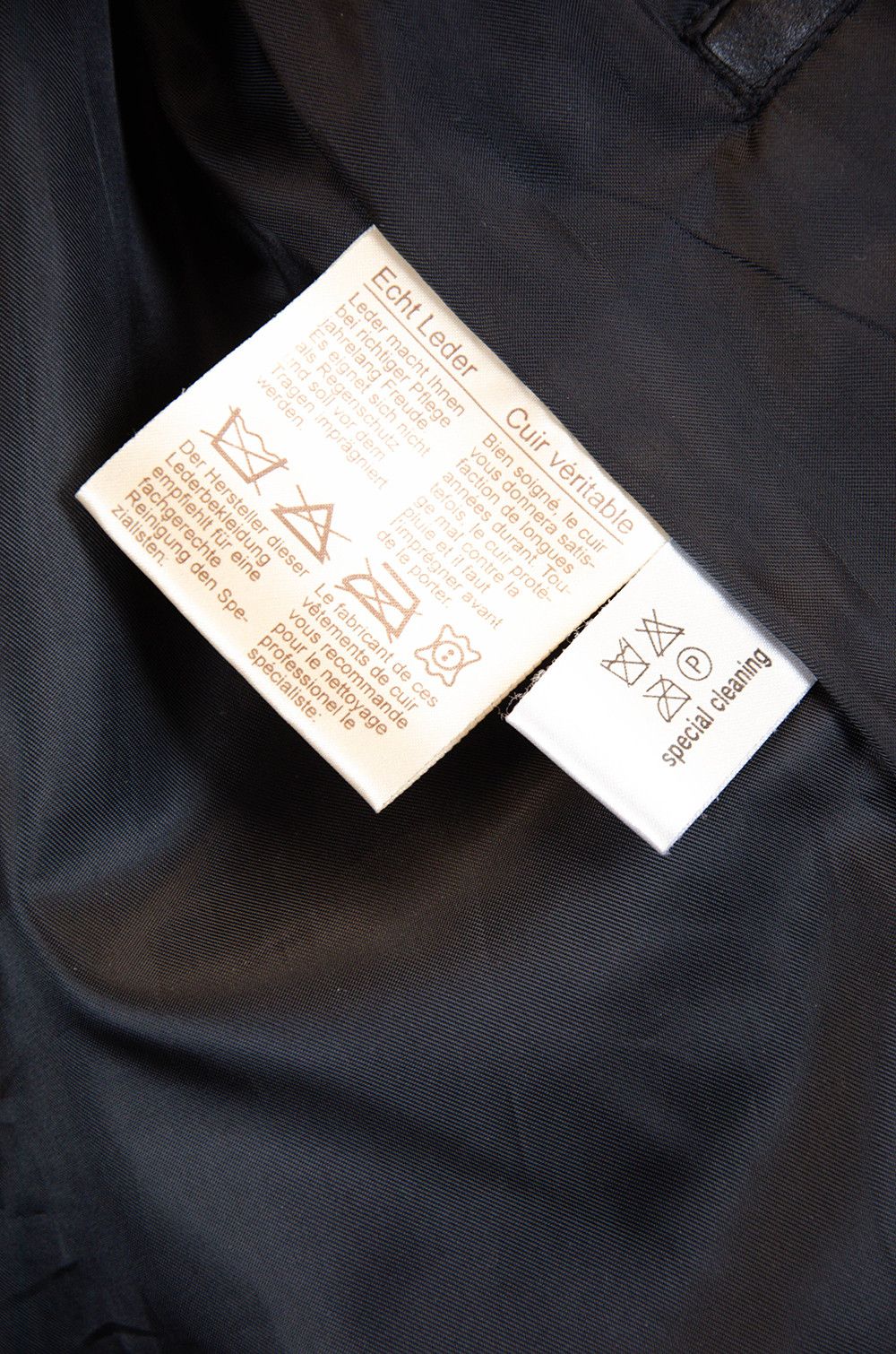 Vintage LEONARDO Vintage Leather Blazer S/M – Black Size S / US 4 / IT 40 - 10 Thumbnail