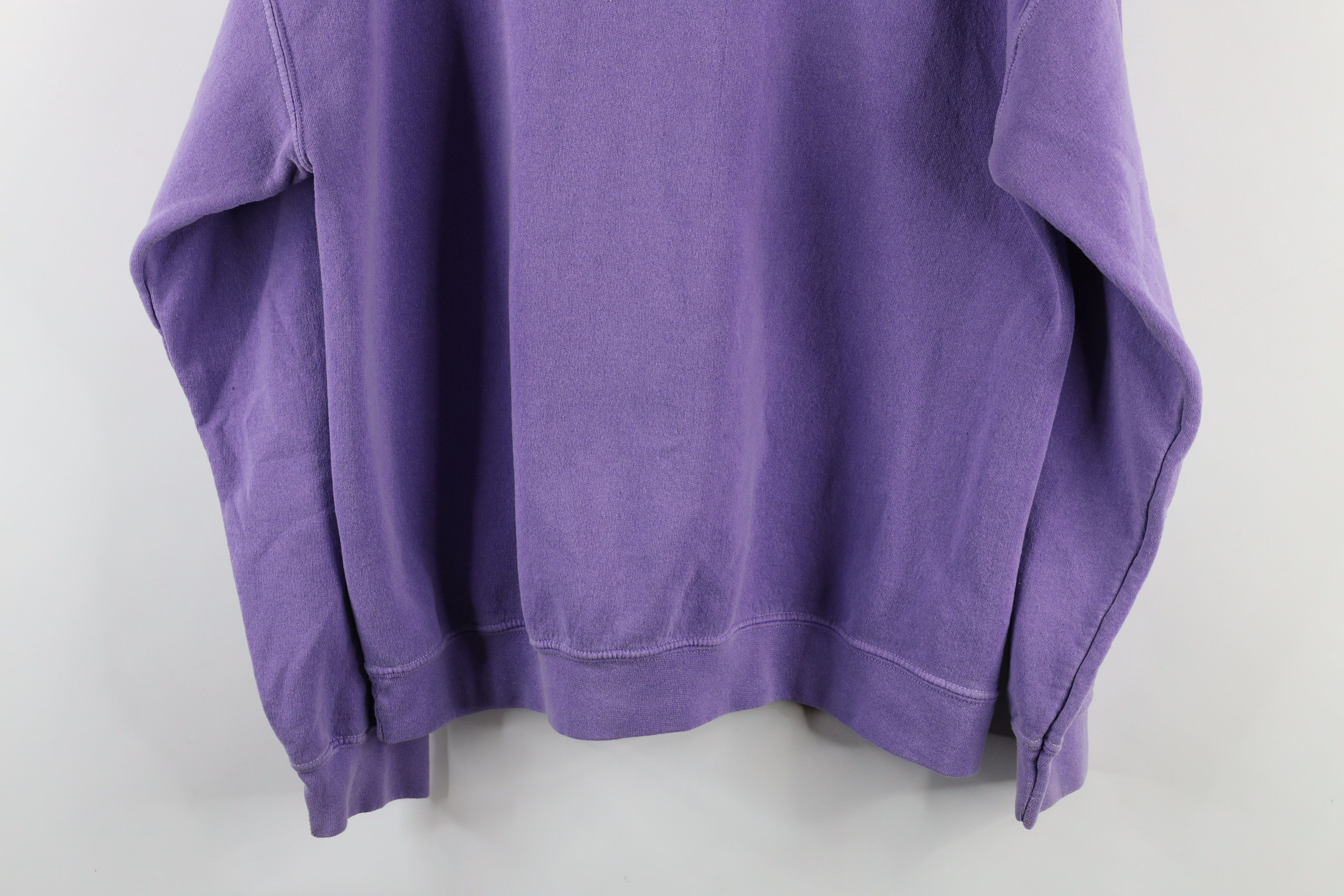 Vintage Vintage 90s Out Boyne Mountain Crewneck Sweatshirt Purple Size L / US 10 / IT 46 - 9 Thumbnail
