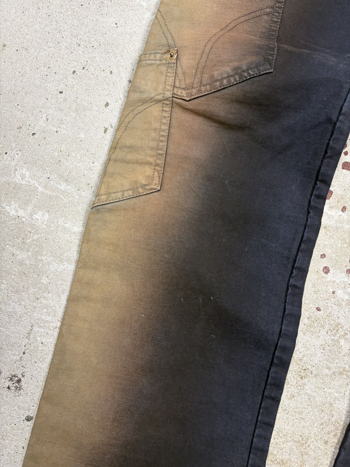 Dolce & Gabbana FW 2003 Dolce & Gabbana Utility Bronze Gradient Cargo Pants Size US 30 / EU 46 - 5 Thumbnail