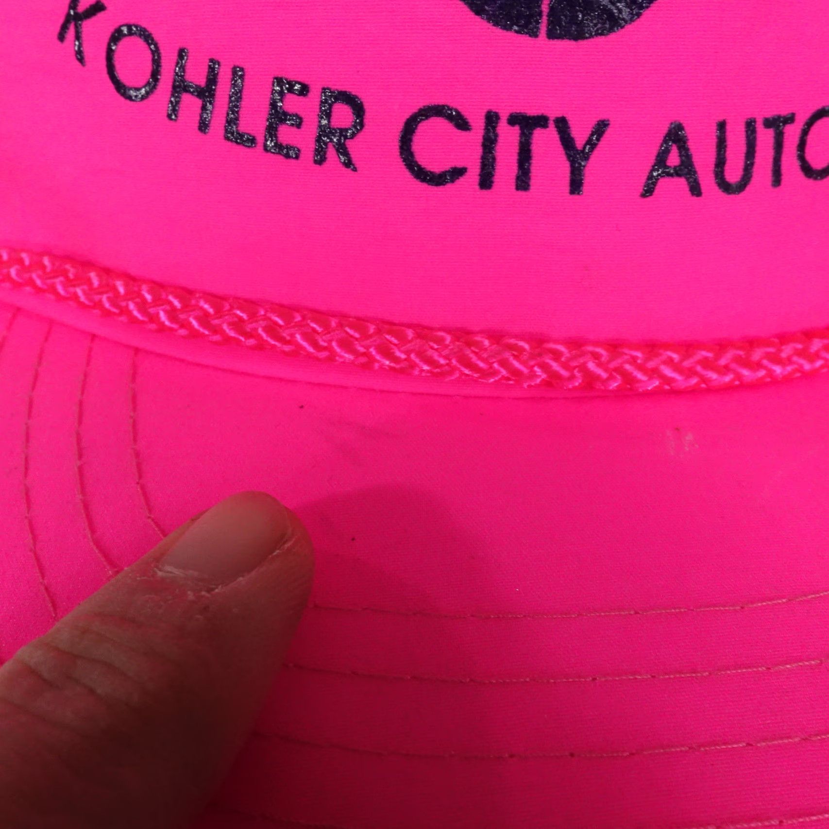 Vintage VINTAGE Carquest Arnold Kohler City Missouri MO Neon Pink Trucker Snapback Hat – Adjustable Unisex Adults Pink Cap, 90s? Vintage Casual Headwear Size ONE SIZE - 3 Thumbnail