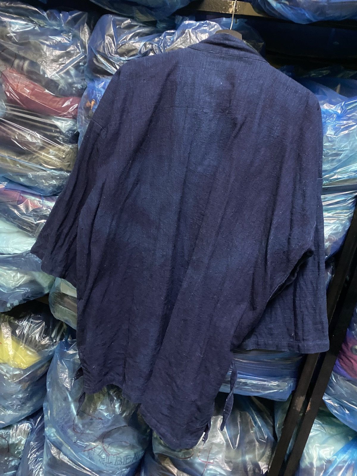 Indigo Vintage Japanese Indigo Cotton Samue Jacket Workwear Size US L / EU 52-54 / 3 - 6 Thumbnail