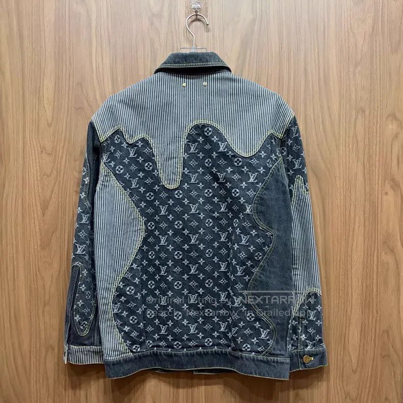 Louis Vuitton Louis Vuitton Nigo 2.0 Patchwork Full logo Denim Jacket Size US S / EU 44-46 / 1 - 2 Thumbnail