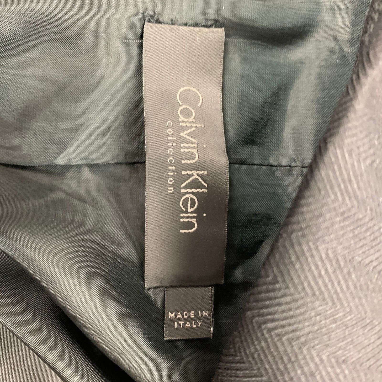 Calvin Klein Size 6 Black Cashmere / Silk Jacke Blazer Size M / US 6-8 / IT 42-44 - 7 Thumbnail