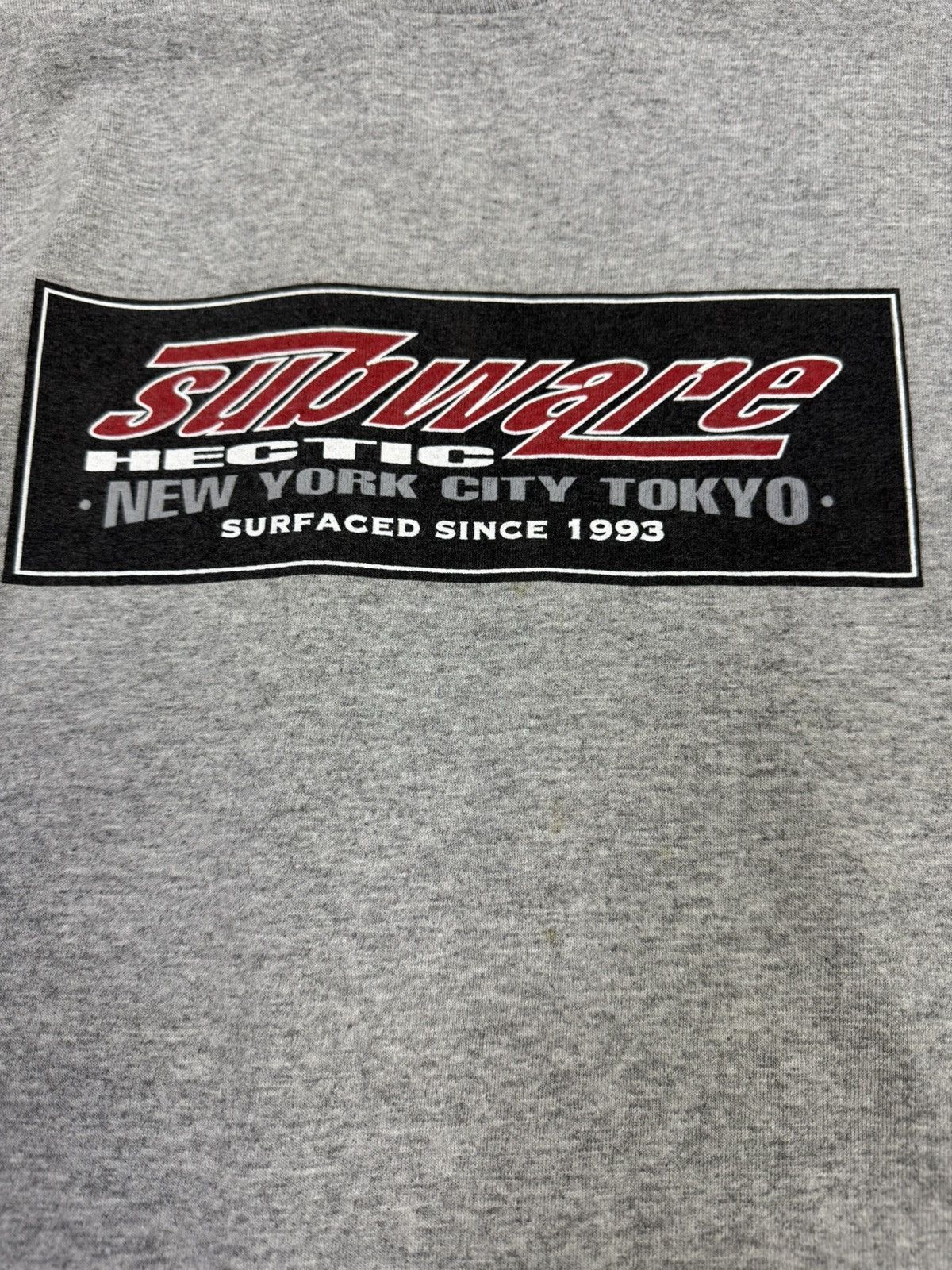 Vintage Vintage SUBWARE HECTIC New York City Tokyo Tee Size US L / EU 52-54 / 3 - 9 Thumbnail